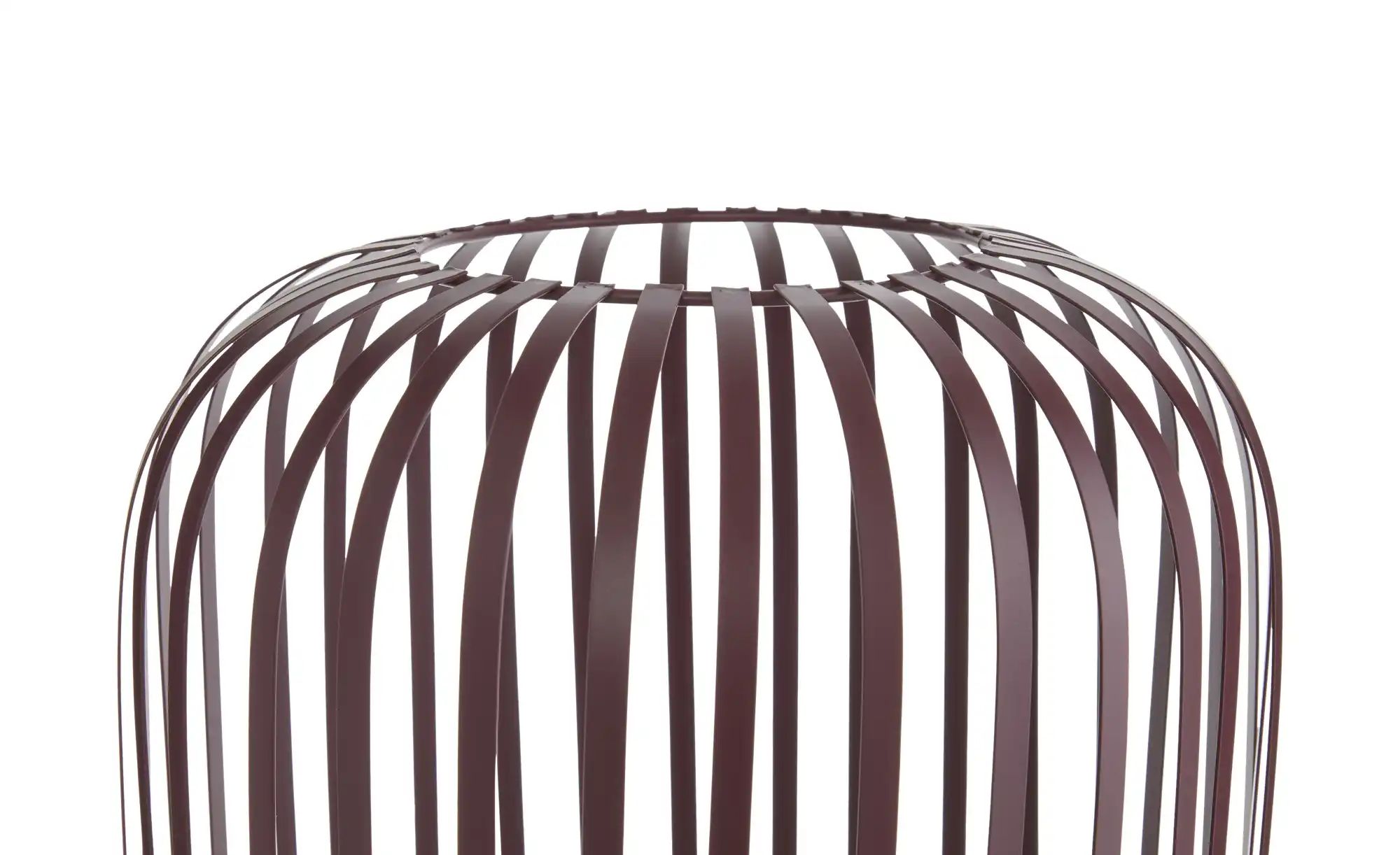HOME STORY Windlicht   ¦ lila/violett ¦ Metall ¦ Maße (cm): H: 26  Ø: 23.5 günstig online kaufen