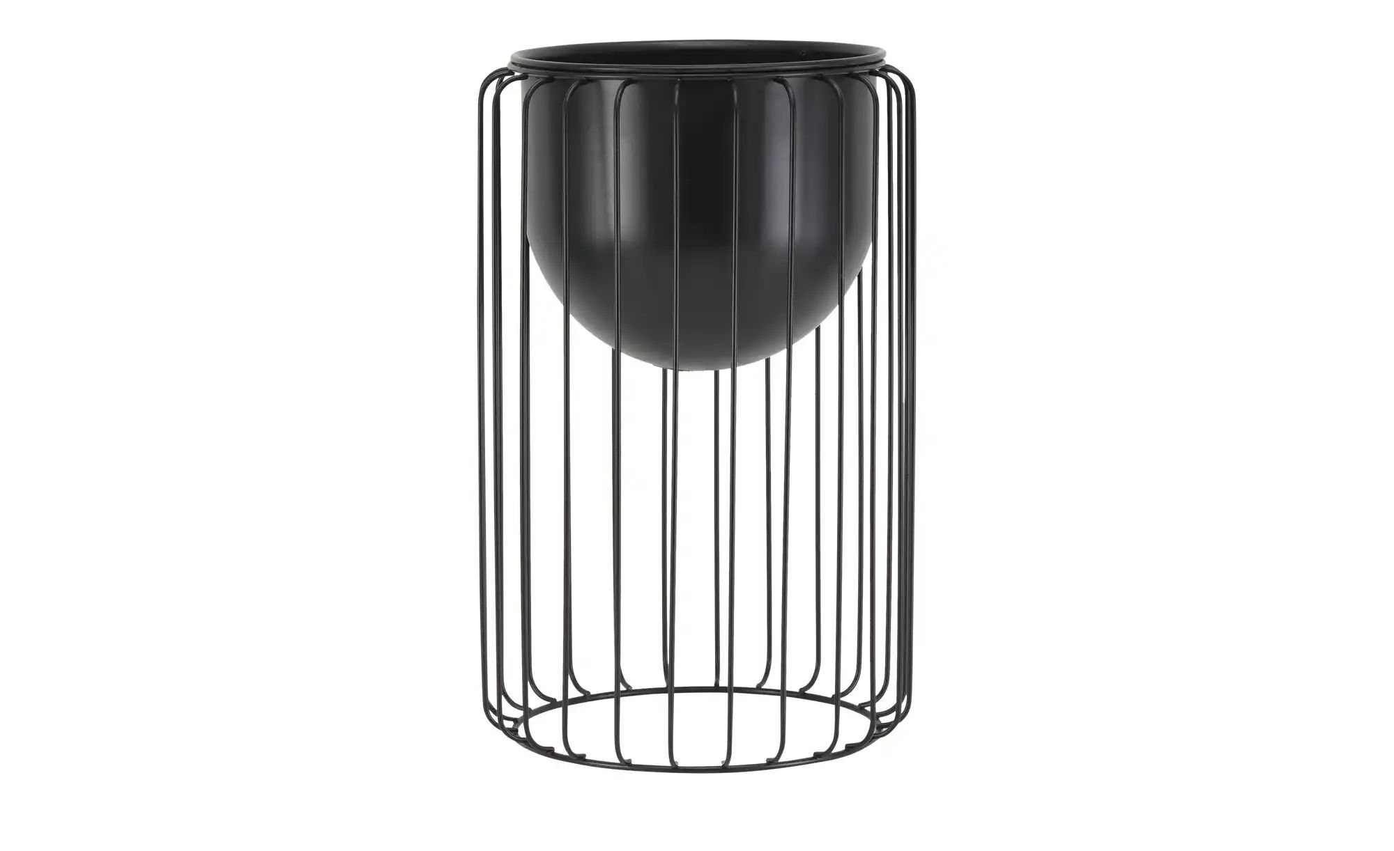 HOME STORY Blumenständer   ¦ schwarz ¦ Eisen ¦ Maße (cm): H: 36  Ø: 22.2 Ac günstig online kaufen