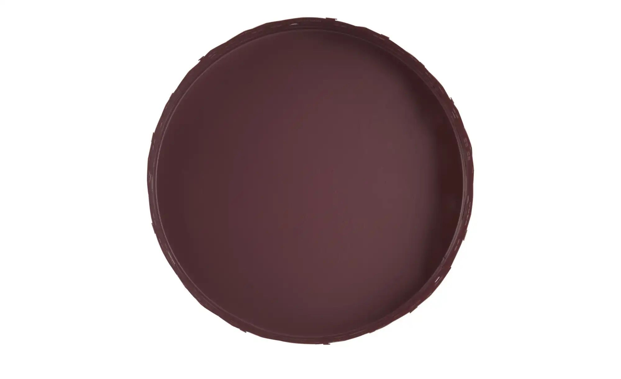 HOME STORY Deko Tablett   ¦ lila/violett ¦ Metall ¦ Maße (cm): H: 7,6  Ø: 2 günstig online kaufen