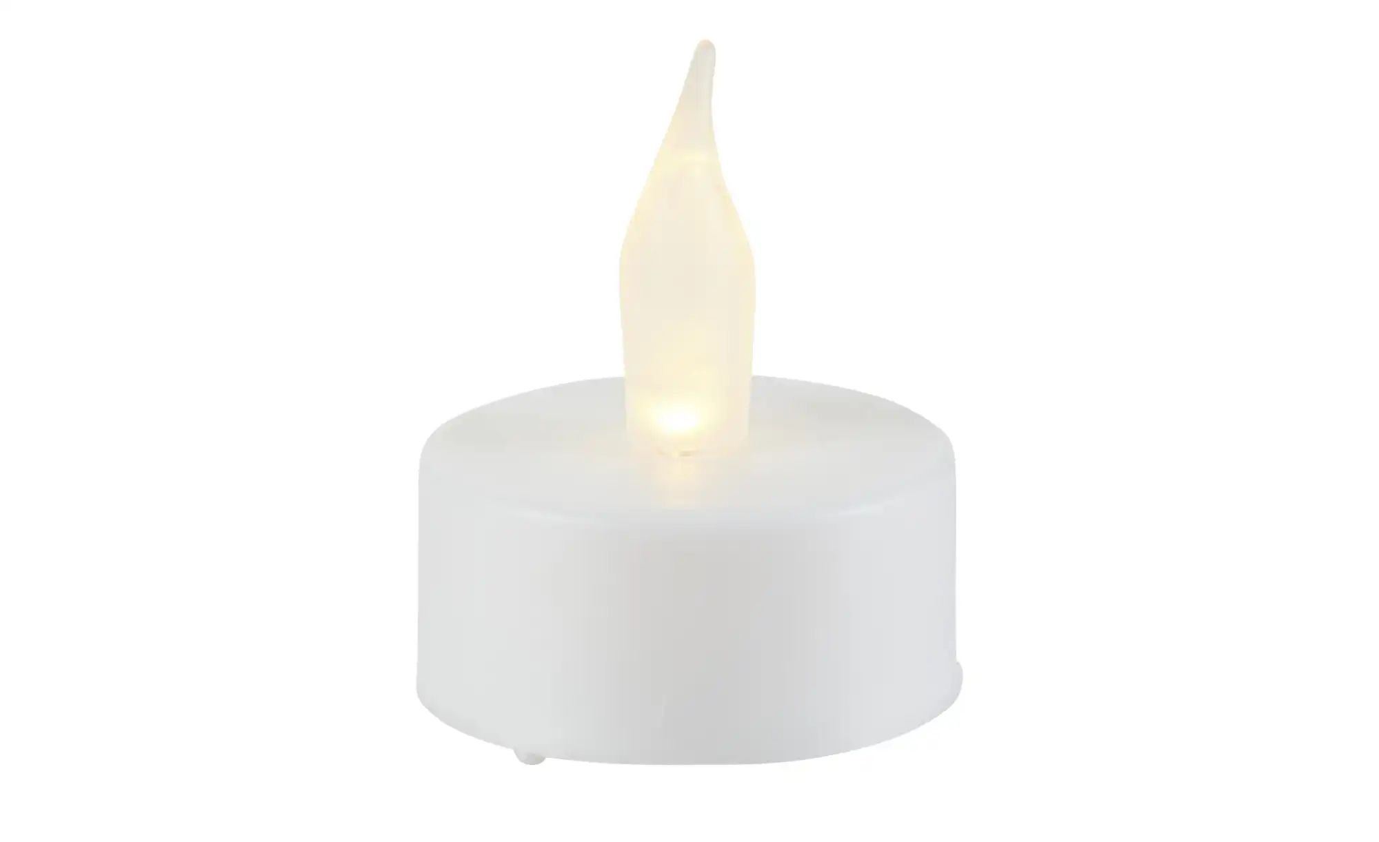Thumbnail - LED Teelichte 4er-Set ¦ weiß ¦ Kunststoff ¦ Maße (cm): B: 10,4 H: 7,4 T: 10.2 Accessoires > Kerzen & Kerzenständer - ...