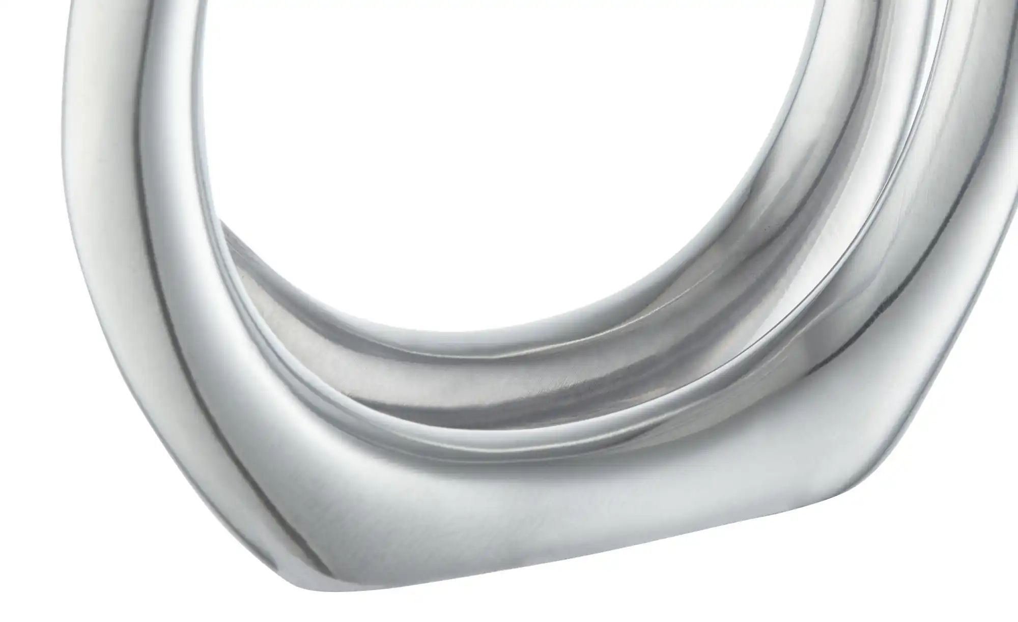 HOME STORY Kerzenständer   ¦ silber ¦ Aluminium ¦ Maße (cm): B: 17 H: 29 T: günstig online kaufen