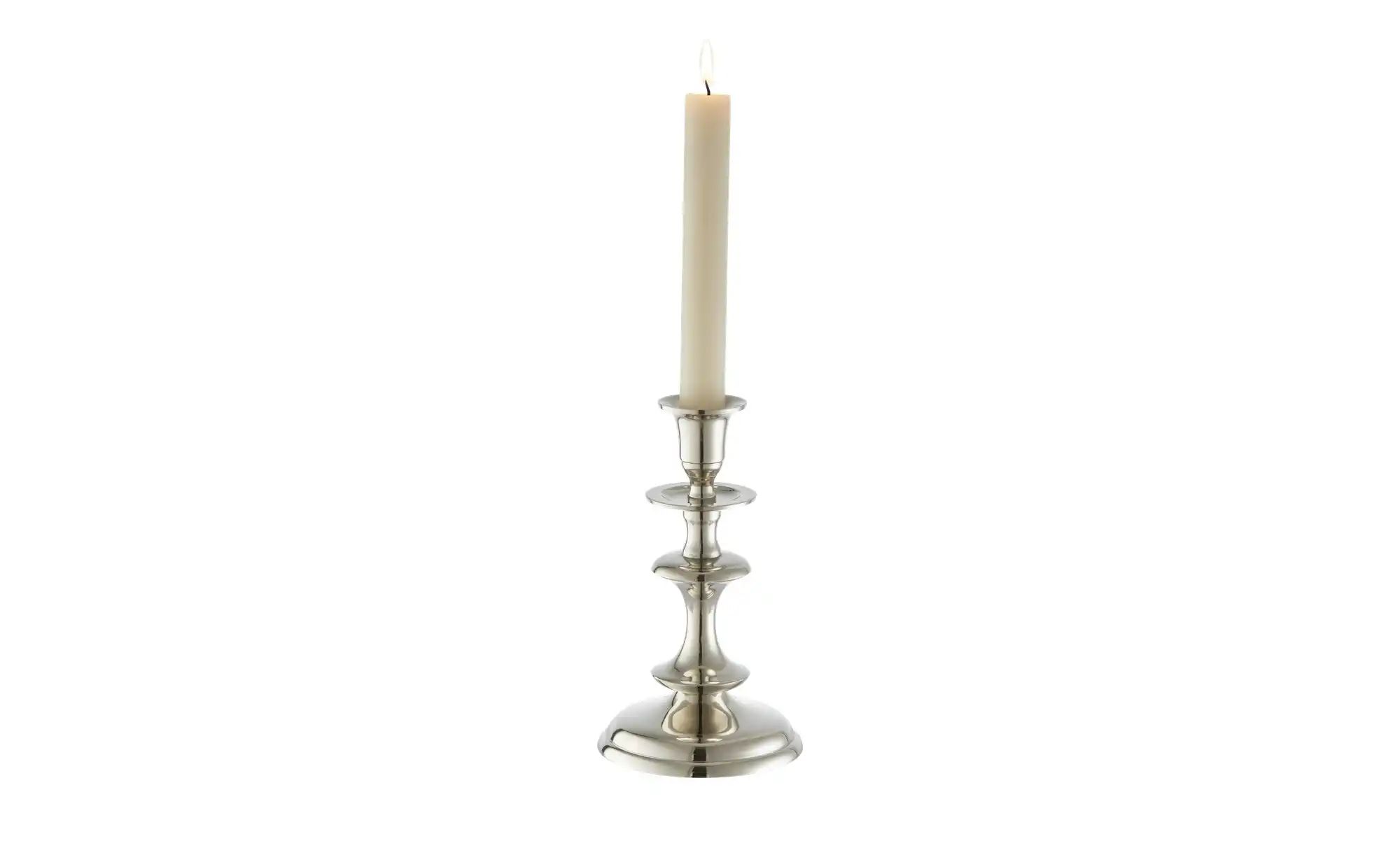 Thumbnail - HOME STORY Kerzenständer ¦ silber ¦ Aluminium ¦ Maße (cm): B: 12 H: 20 T: 12.0 Accessoires > Kerzen & Kerzenständer > ...