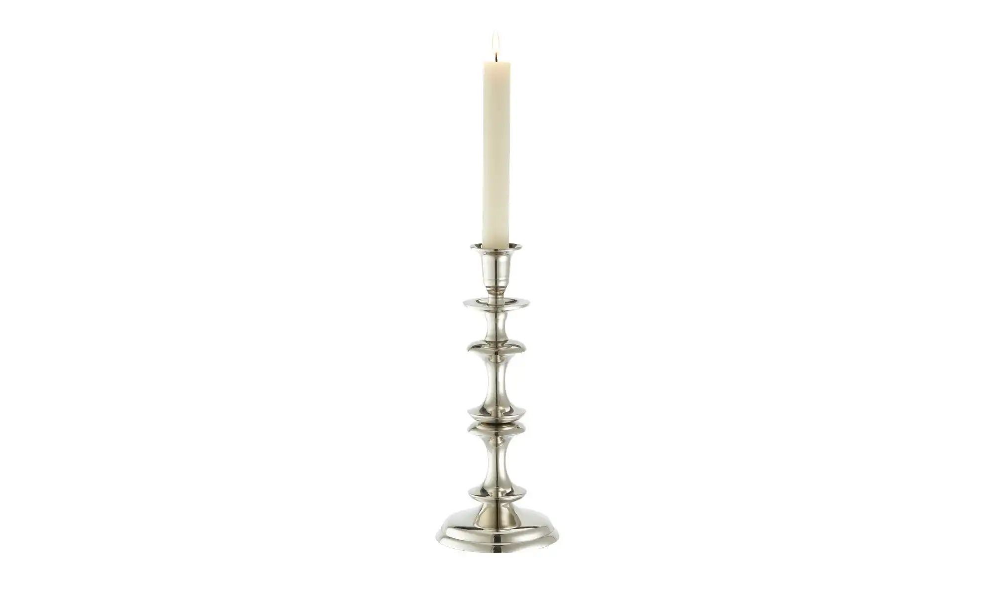 Thumbnail - HOME STORY Kerzenständer ¦ silber ¦ Aluminium ¦ Maße (cm): B: 12 H: 28 T: 12.0 Accessoires > Kerzen & Kerzenständer > ...