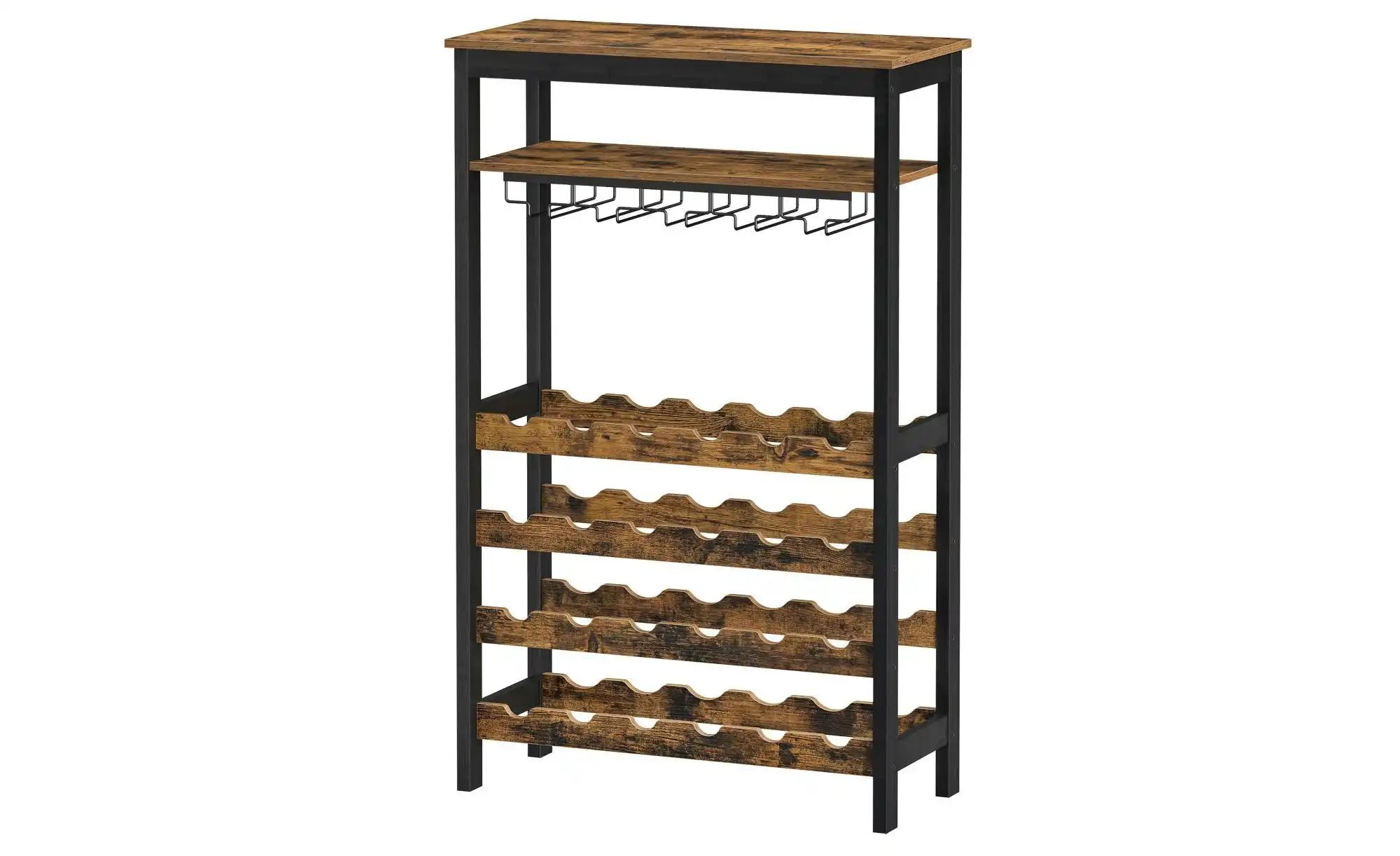 Weinregal   ¦ braun ¦ Maße (cm): B: 66 H: 100 Regale > Weinregale - Höffner günstig online kaufen