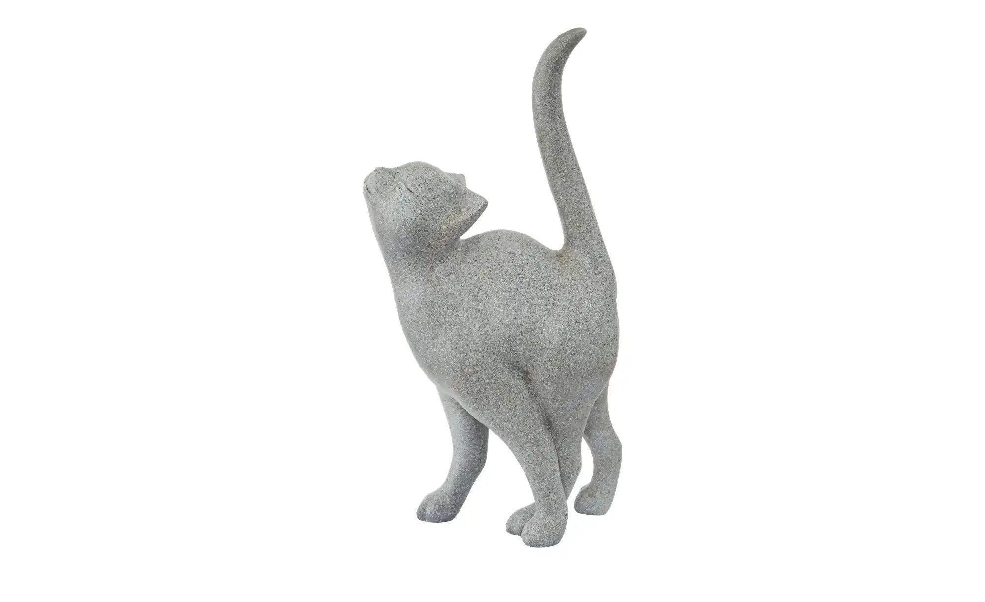 HOME STORY Dekofigur Katze   ¦ Polyresin (Kunstharz) ¦ Maße (cm): B: 19,3 H günstig online kaufen