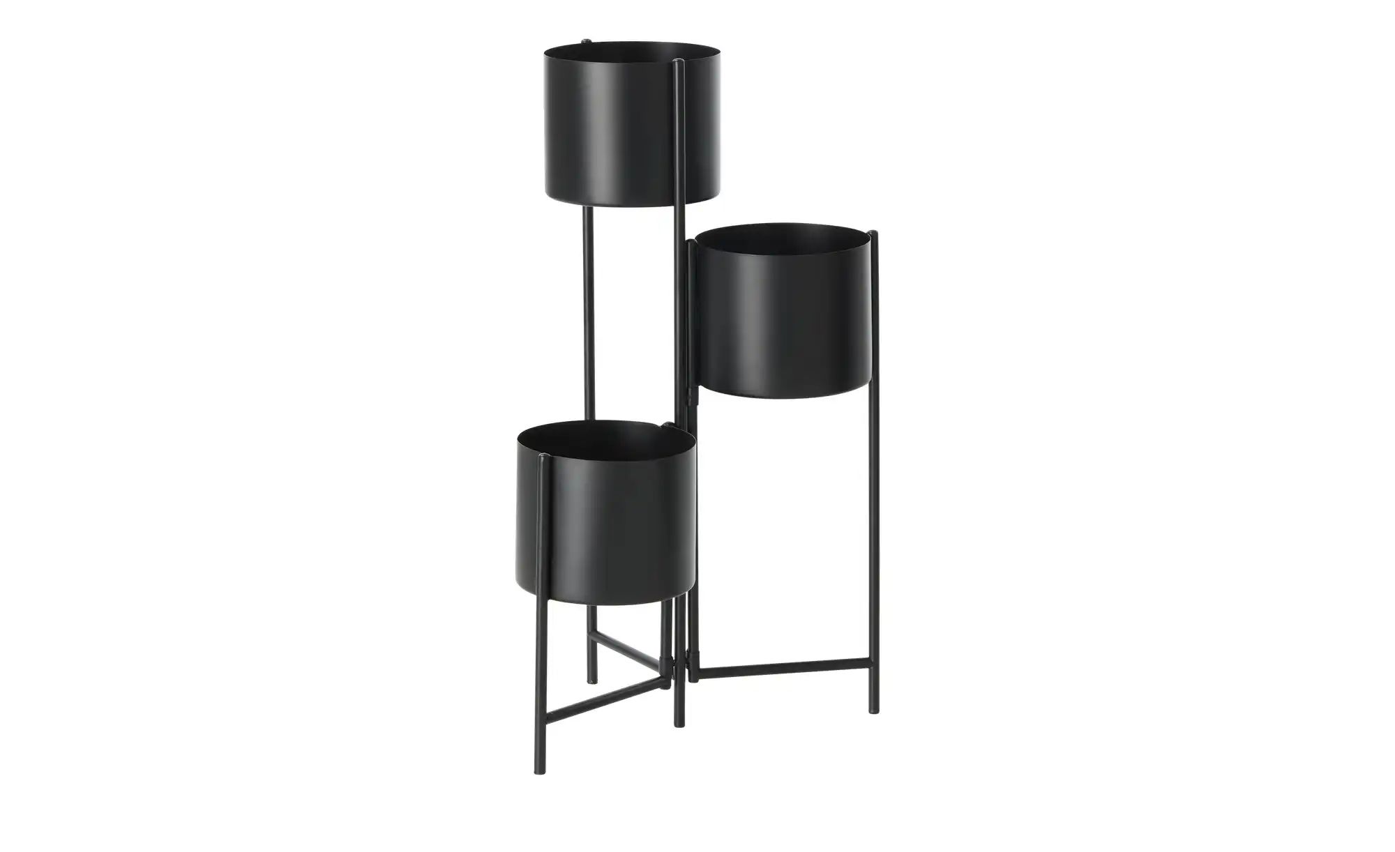 HOME STORY 3er Pflanzgestell ¦ schwarz ¦ Metall ¦ Maße (cm): B: 40 H: 19 T: 38.0 Accessoires > Dekoartikel - Höffner