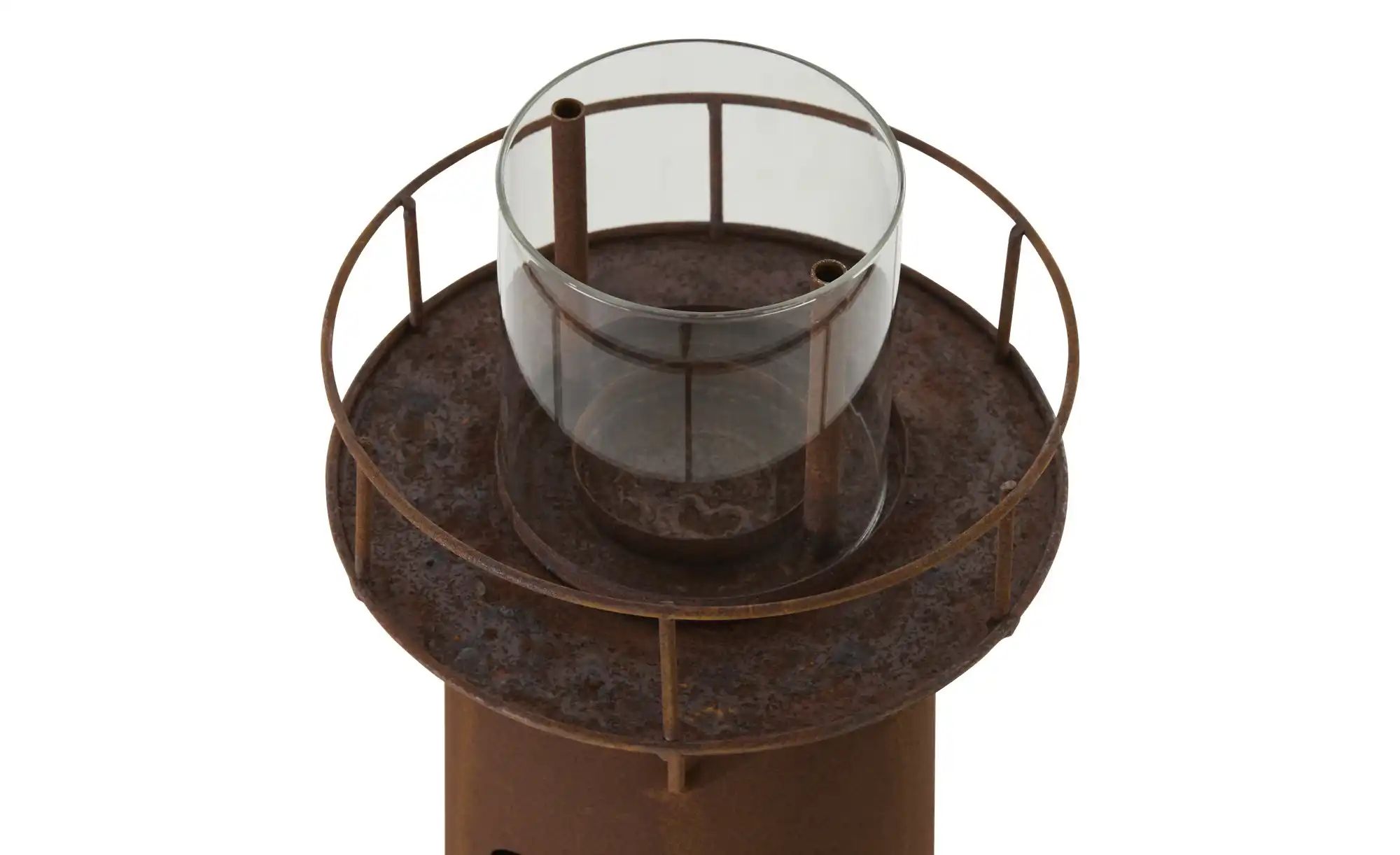 Thumbnail - Laterne Leuchtturm  2er Set   ¦ braun ¦ Metall,Glas ¦ Maße (cm): H: 80  Ø: 20 Accessoires > Kerzen & Kerzenständer - Höf...