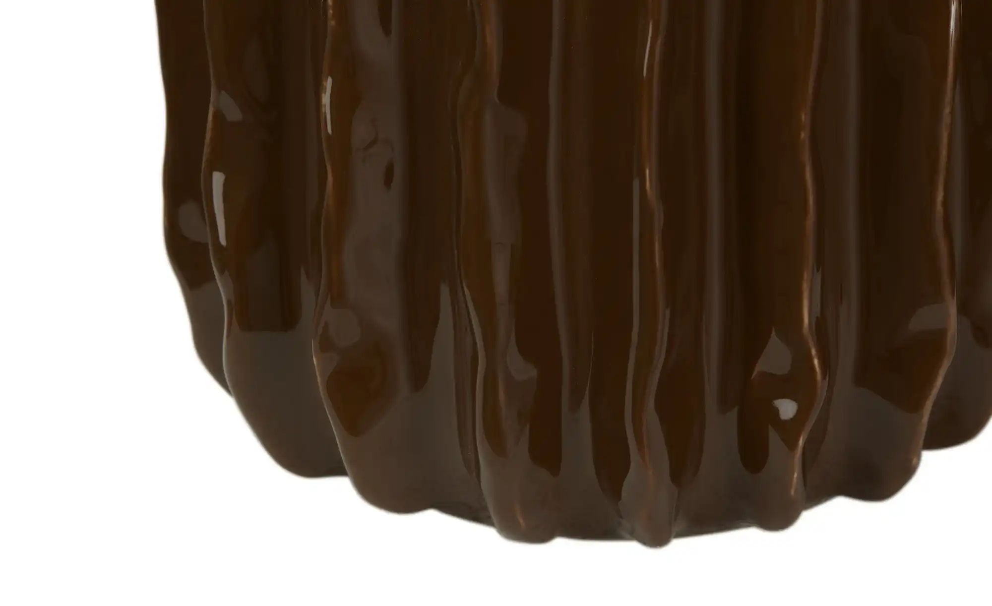 Vase   ¦ braun ¦ Steinzeug ¦ Maße (cm): H: 31  Ø: 12.5 Accessoires > Vasen günstig online kaufen