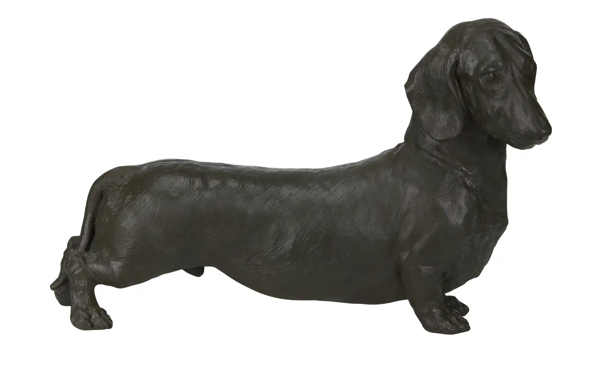 Thumbnail - Dekofigur Dackel   ¦ braun ¦ Polyresin (Kunstharz) ¦ Maße (cm): B: 38 H: 24 T: 18.0 Accessoires > Dekoartikel - Höffner