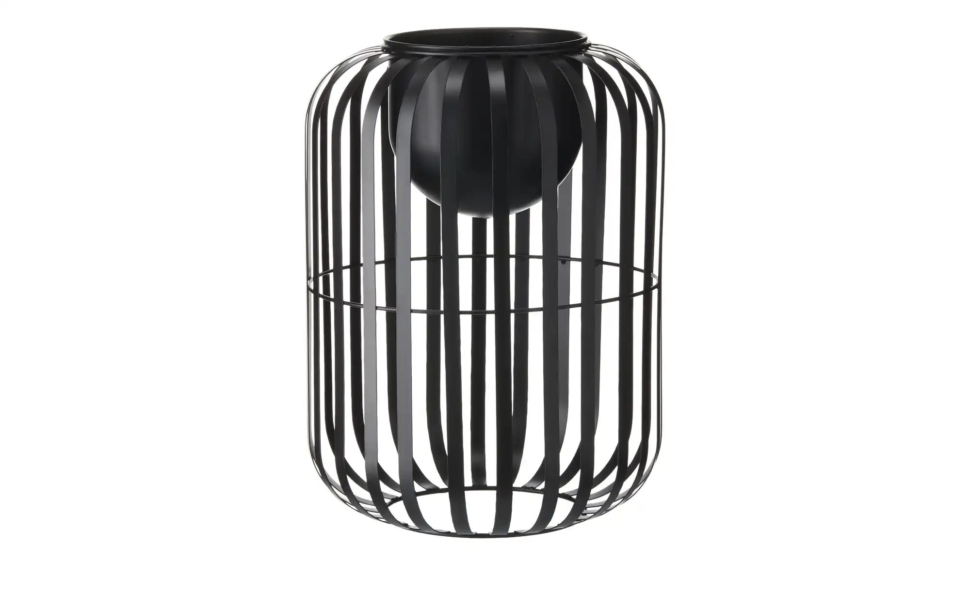 HOME STORY Pflanztopft   ¦ schwarz ¦ Eisen ¦ Maße (cm): H: 45,5  Ø: 34.5 Ac günstig online kaufen