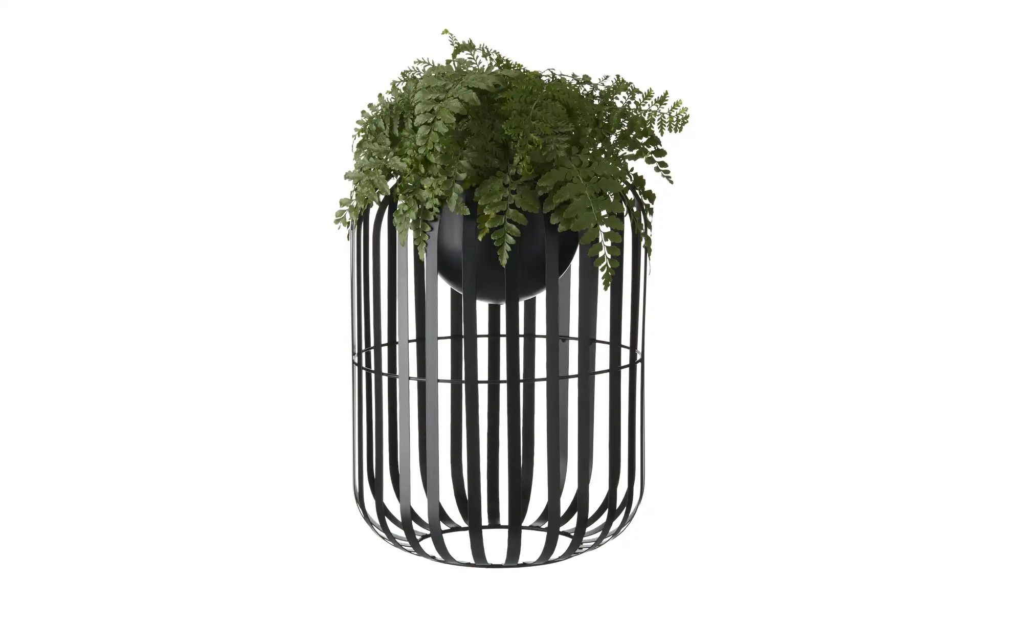 Thumbnail - HOME STORY Pflanztopft ¦ schwarz ¦ Eisen ¦ Maße (cm): H: 45,5 Ø: 34.5 Accessoires > Dekoartikel - Höffner