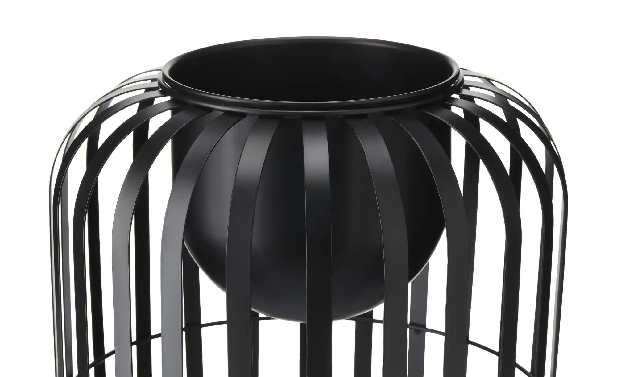 Thumbnail - HOME STORY Pflanztopft ¦ schwarz ¦ Eisen ¦ Maße (cm): H: 45,5 Ø: 34.5 Accessoires > Dekoartikel - Höffner