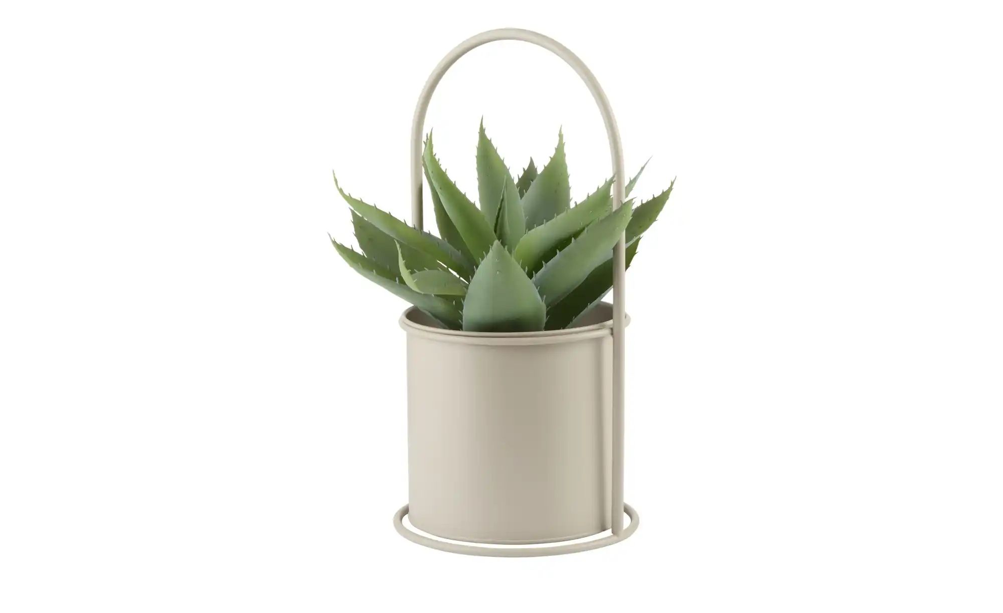 HOME STORY Pflanztopf   ¦ grau ¦ Eisen ¦ Maße (cm): H: 35,5  Ø: 18 Accessoi günstig online kaufen