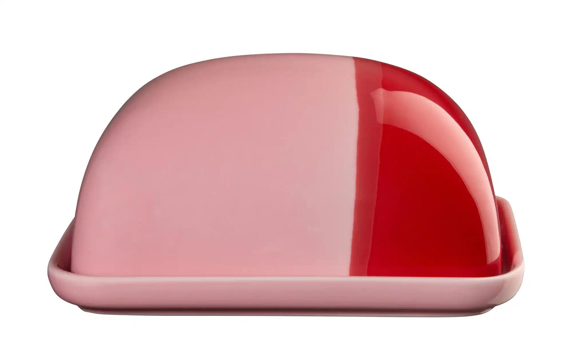ASA SELECTION Butterdose Joy ¦ rot ¦ Porzellan ¦ Maße (cm): B: 15,5 H: 7 T: 12.5 Geschirr > Einzelgeschirrteile - Höffner