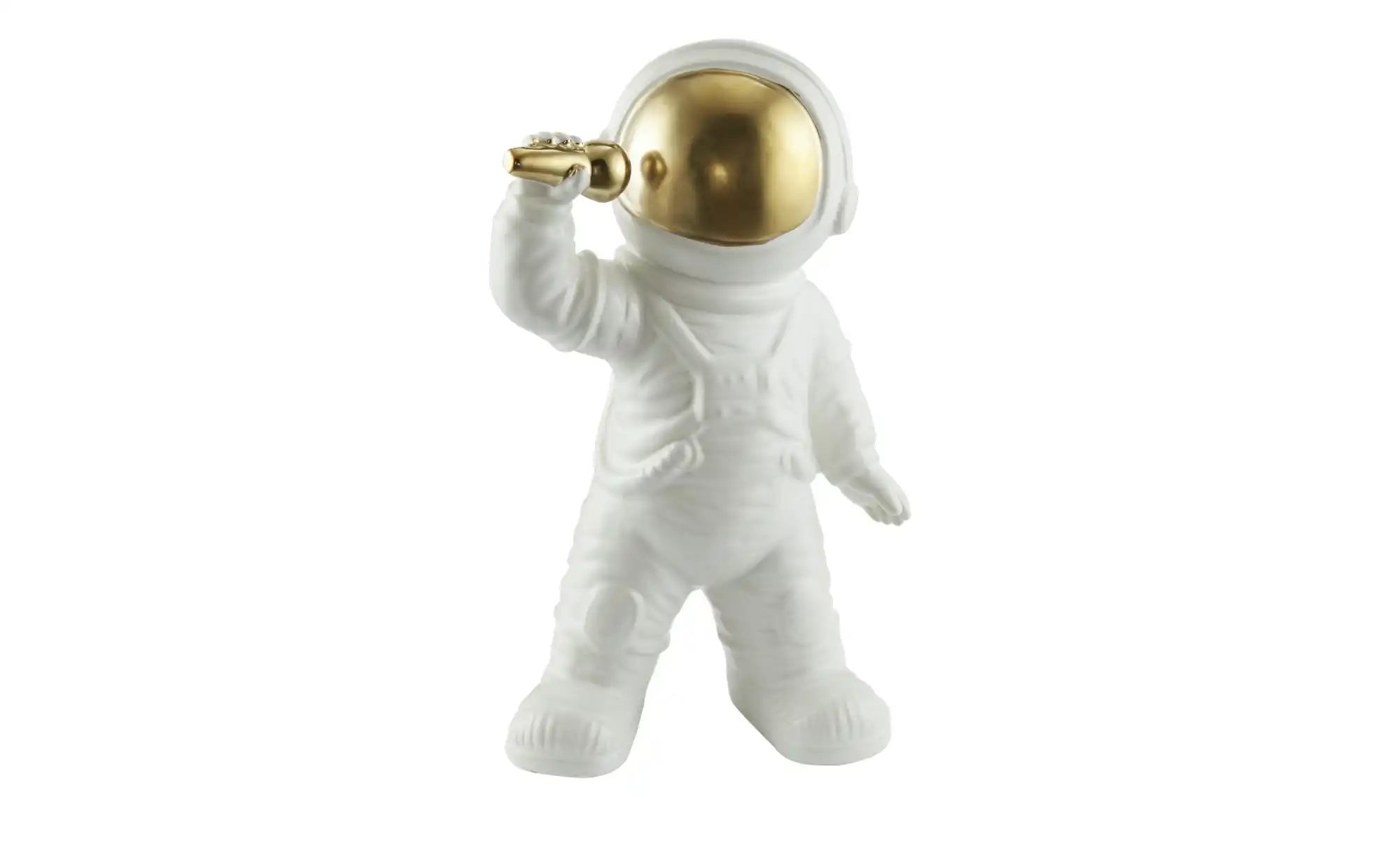 Deko Figur Astronaut   ¦ weiß ¦ Porzellan ¦ Maße (cm): B: 11,5 H: 28,5 Acce günstig online kaufen