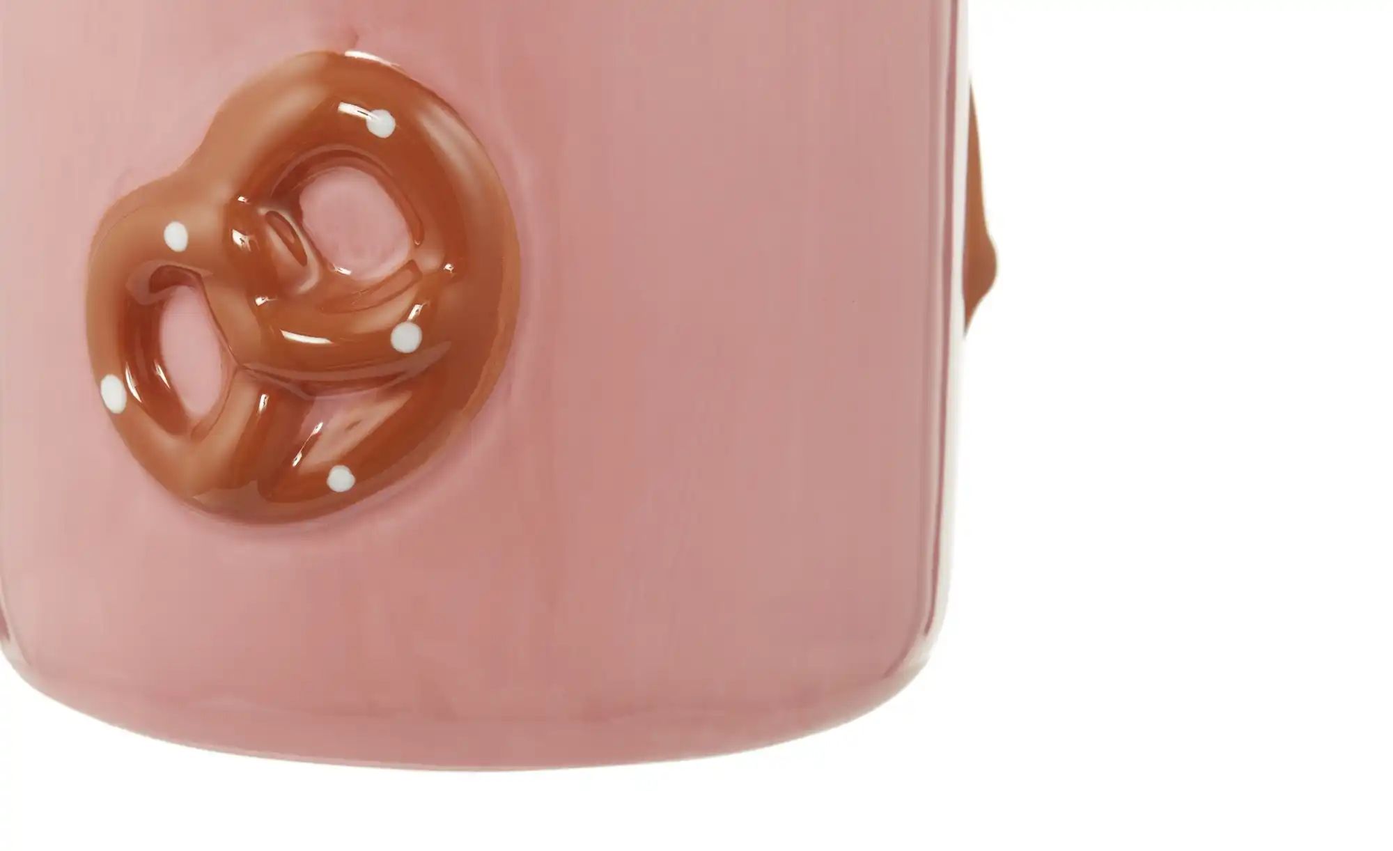 Thumbnail - Vase Bretzel ¦ rosa/pink ¦ Keramik ¦ Maße (cm): B: 10 H: 17,3 Accessoires > Vasen - Höffner