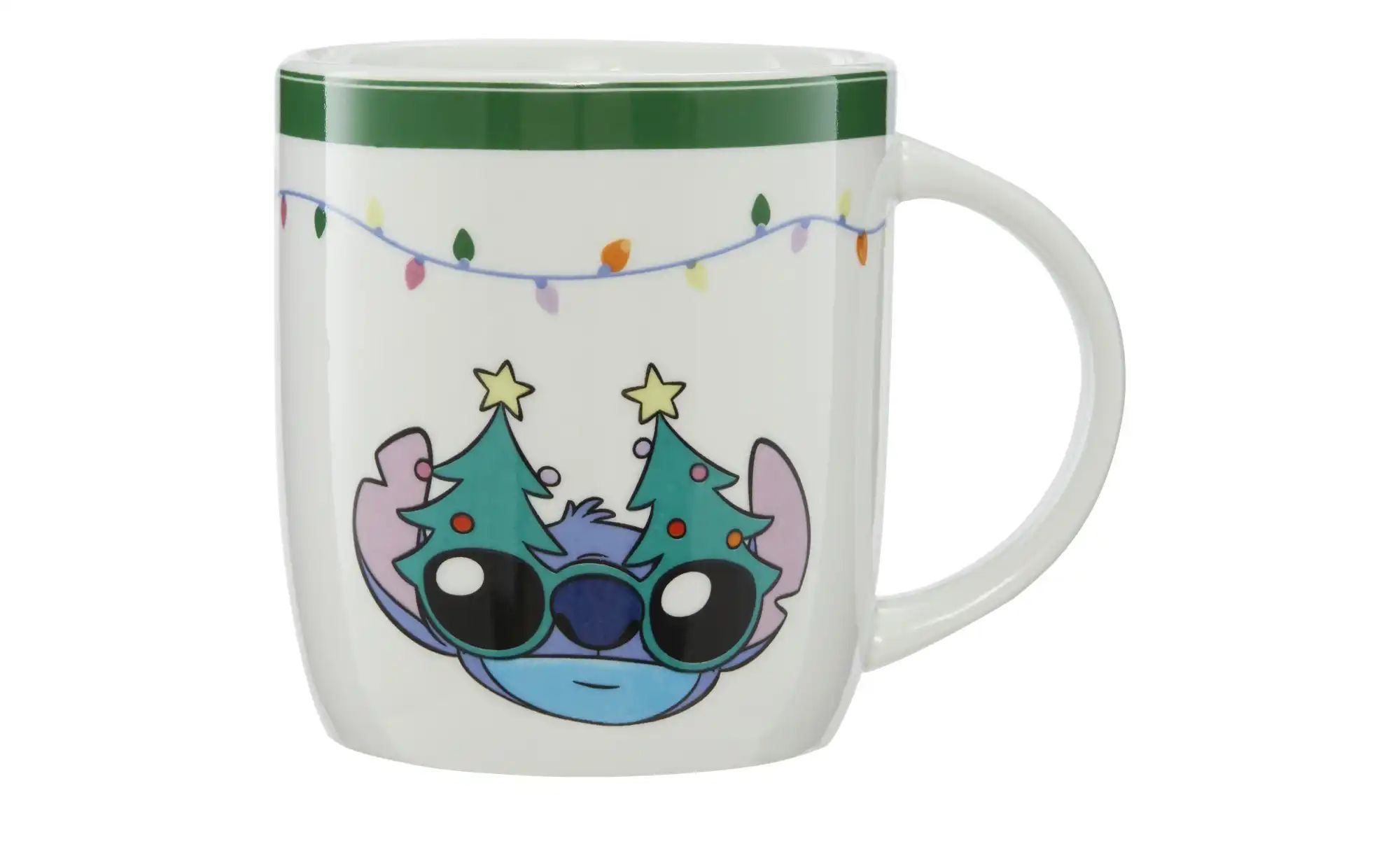 Disney Tasse Stitch   ¦ mehrfarbig ¦ Porzellan ¦ Maße (cm): B: 9,5 H: 12 We günstig online kaufen