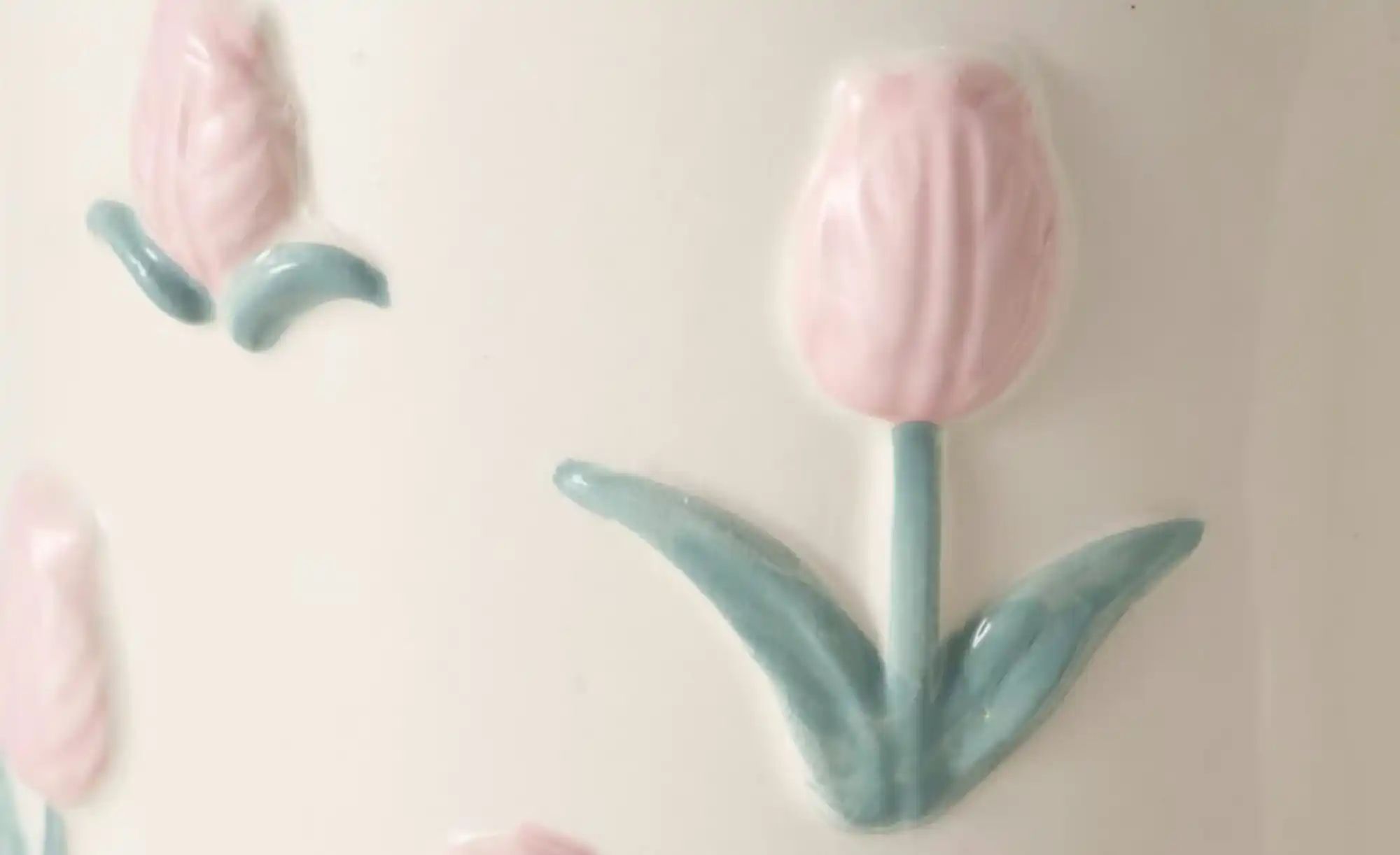 Thumbnail - Becher Tulpen   ¦ weiß ¦ Steinzeug/Steingut ¦ Maße (cm): H: 9,5  Ø: 10.5 Geschirr > Becher - Höffner