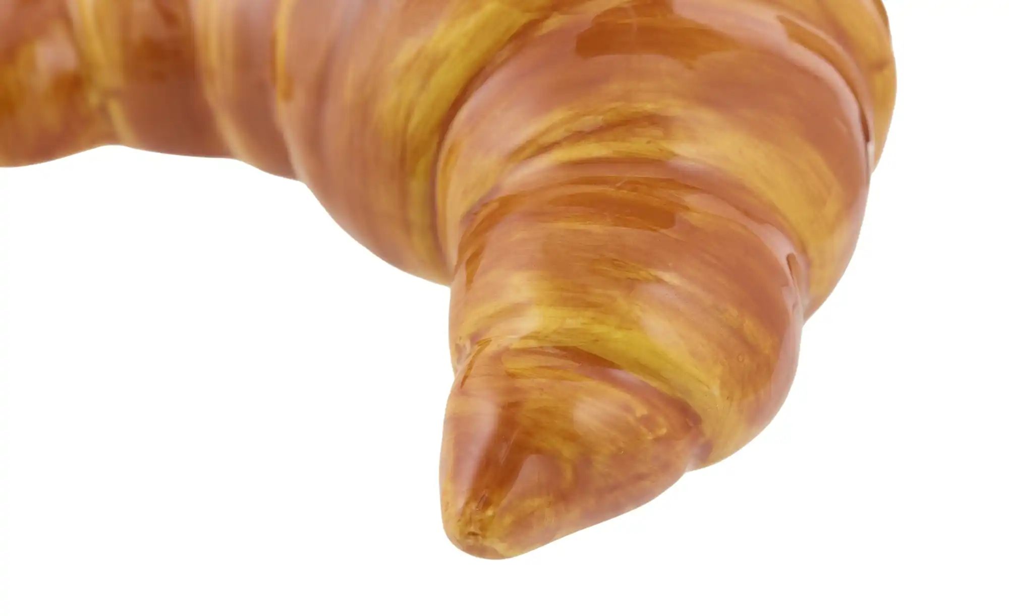 Kerzenleuchter Croissant   ¦ braun ¦ Steingut ¦ Maße (cm): B: 8,5 H: 3,5 T: günstig online kaufen