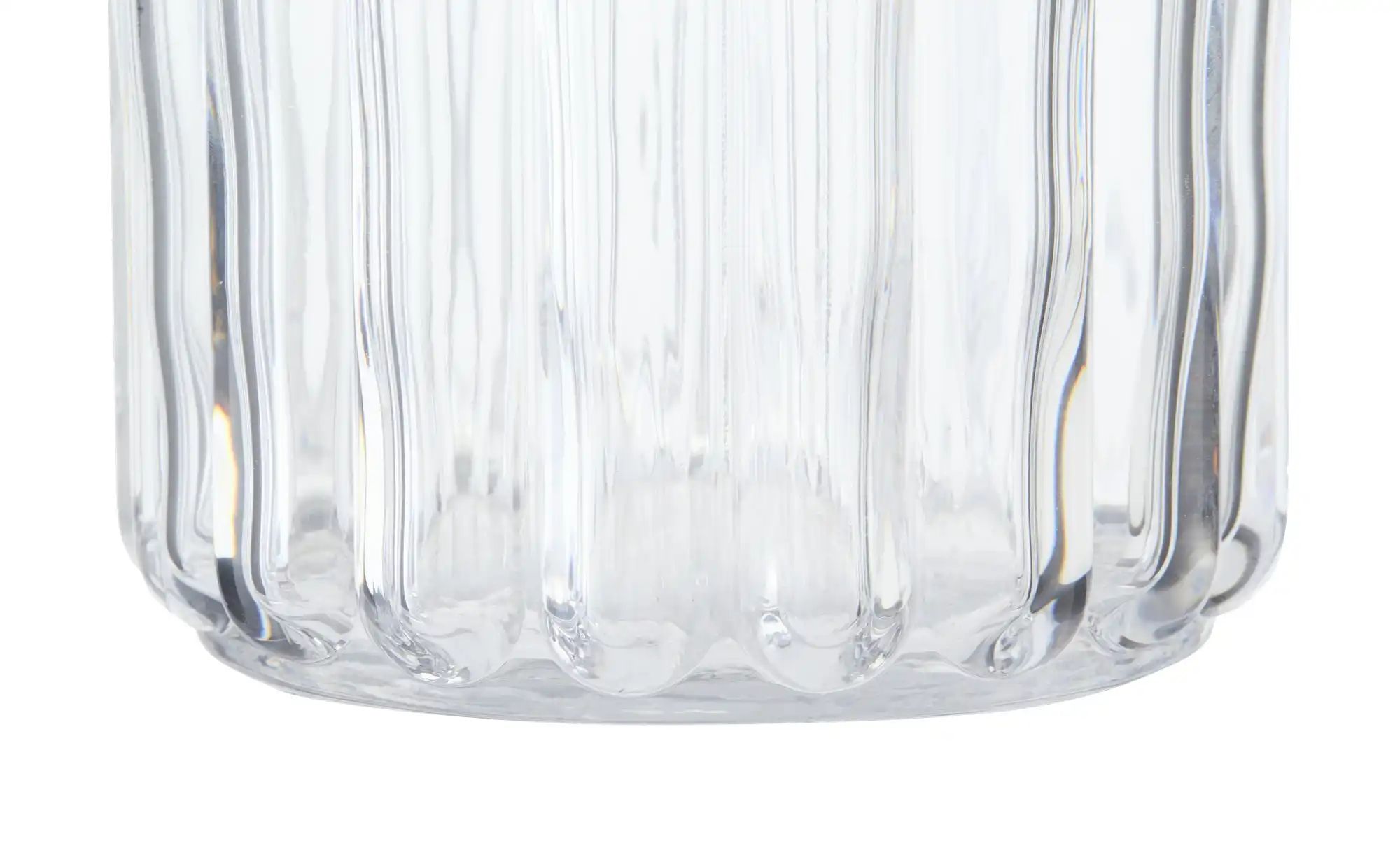 Vase   ¦ transparent/klar ¦ Glas ¦ Maße (cm): H: 26  Ø: 14 Accessoires > Va günstig online kaufen