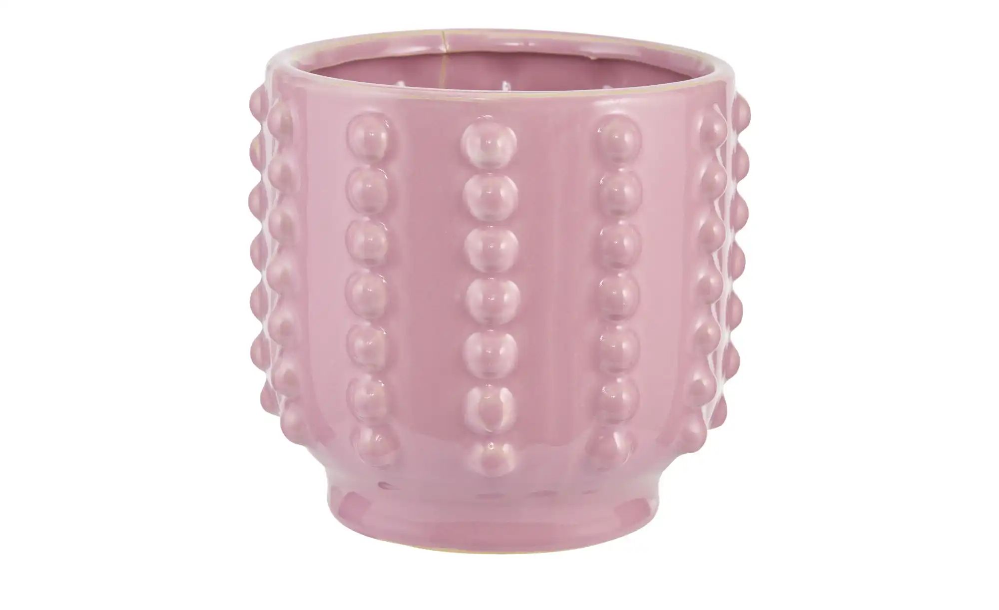 Übertopf   ¦ rosa/pink ¦ Keramik ¦ Maße (cm): H: 13,5  Ø: 14.5 Accessoires günstig online kaufen