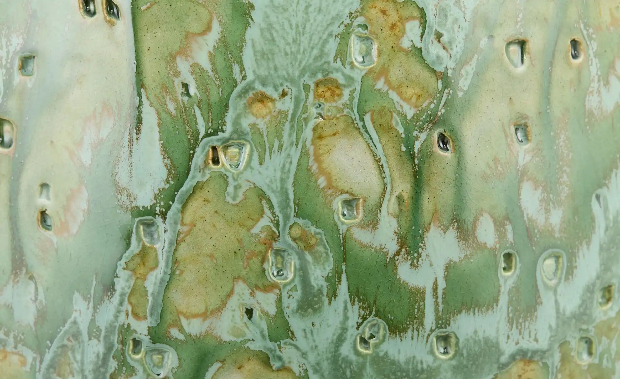 Thumbnail - Übertopf   ¦ grün ¦ Keramik ¦ Maße (cm): H: 18  Ø: 20 Accessoires > Dekoartikel - Höffner