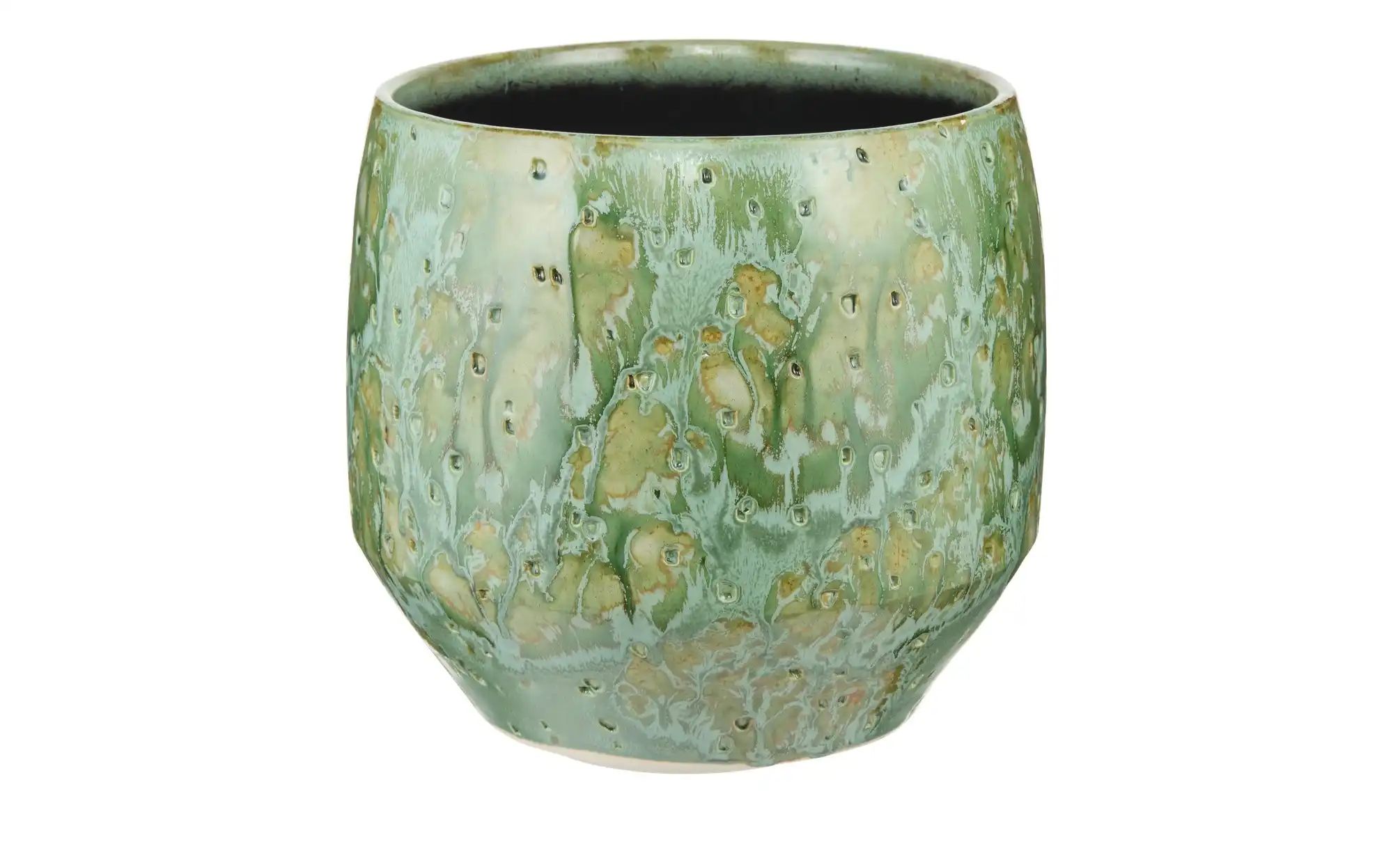 Übertopf   ¦ grün ¦ Keramik ¦ Maße (cm): H: 18  Ø: 20 Accessoires > Dekoart günstig online kaufen