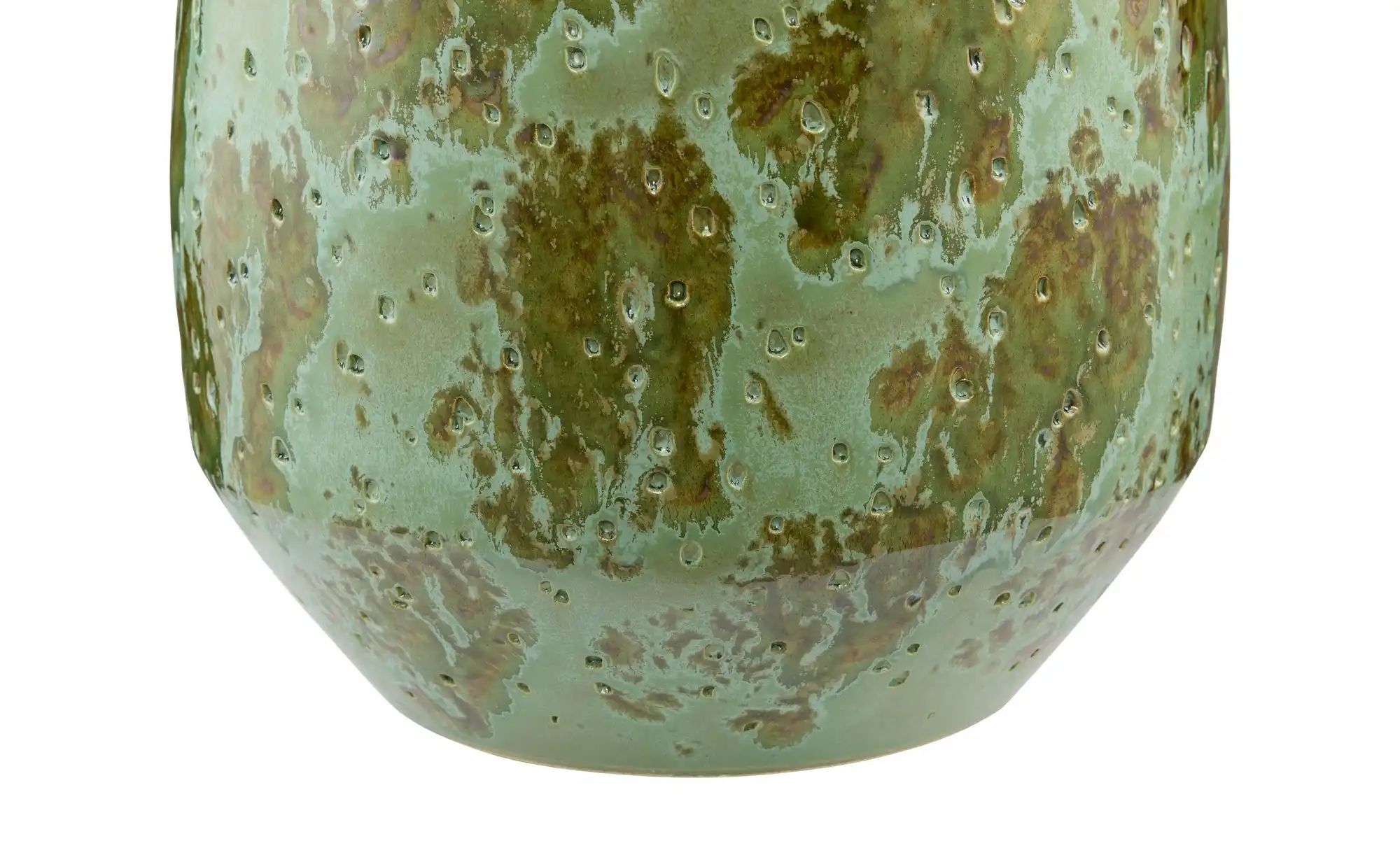 Übertopf   ¦ grün ¦ Keramik ¦ Maße (cm): H: 22  Ø: 25 Accessoires > Dekoart günstig online kaufen