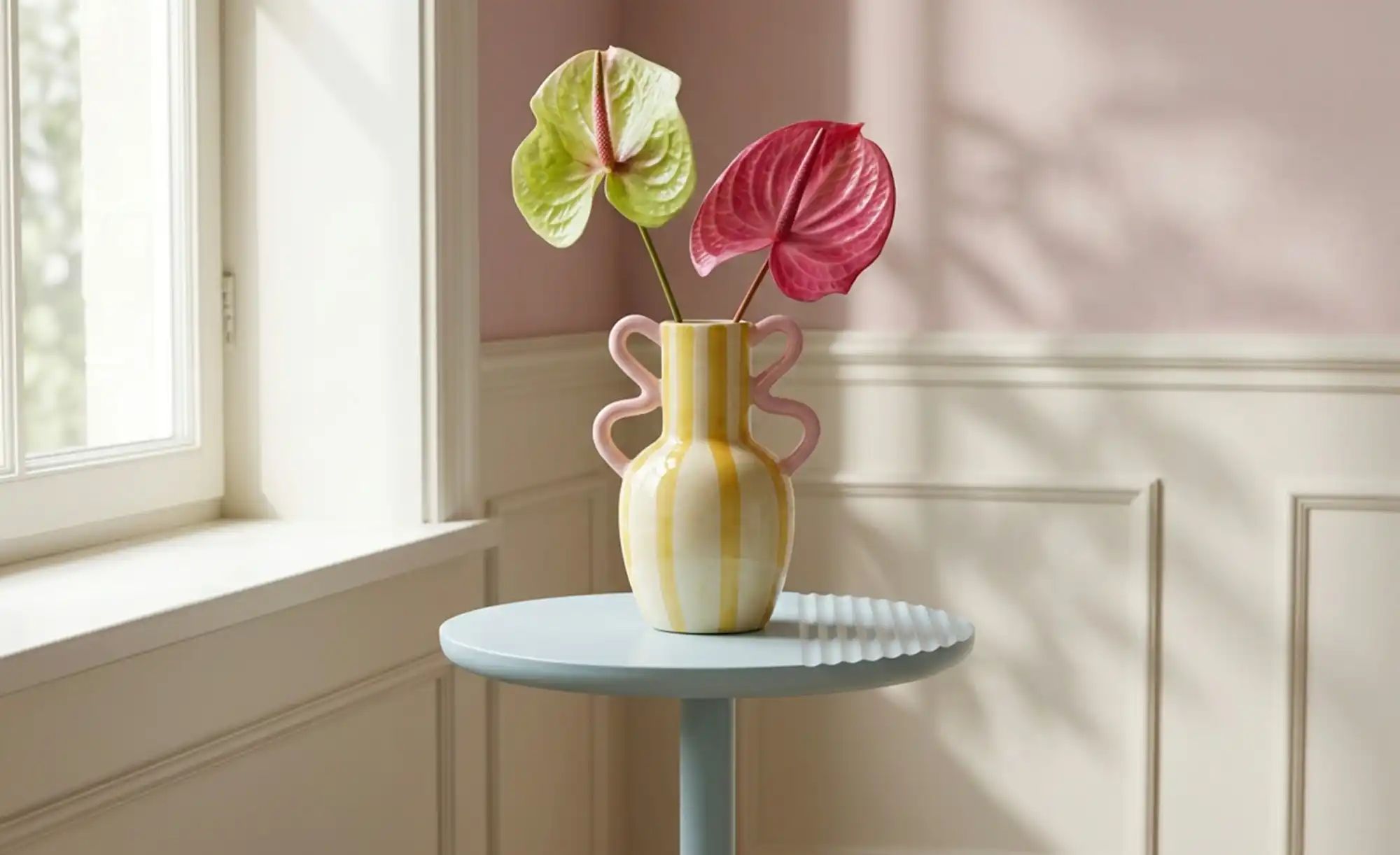 Vase   ¦ orange ¦ Keramik ¦ Maße (cm): B: 20,5 H: 28,5 T: 16.0 Accessoires günstig online kaufen