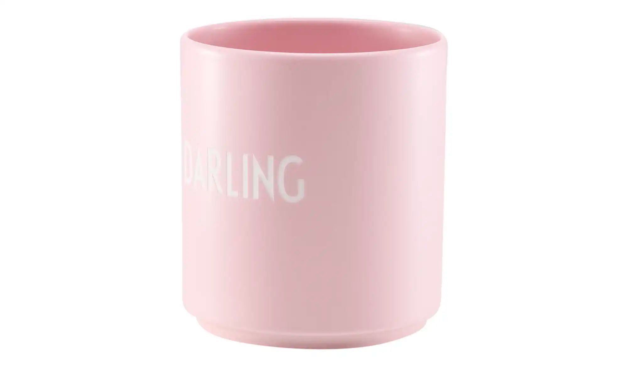 DESIGN LETTERS Becher ¦ rosa/pink ¦ Porzellan ¦ Maße (cm): H: 8,5 Ø: 8 Geschirr > Einzelgeschirrteile - Höffner