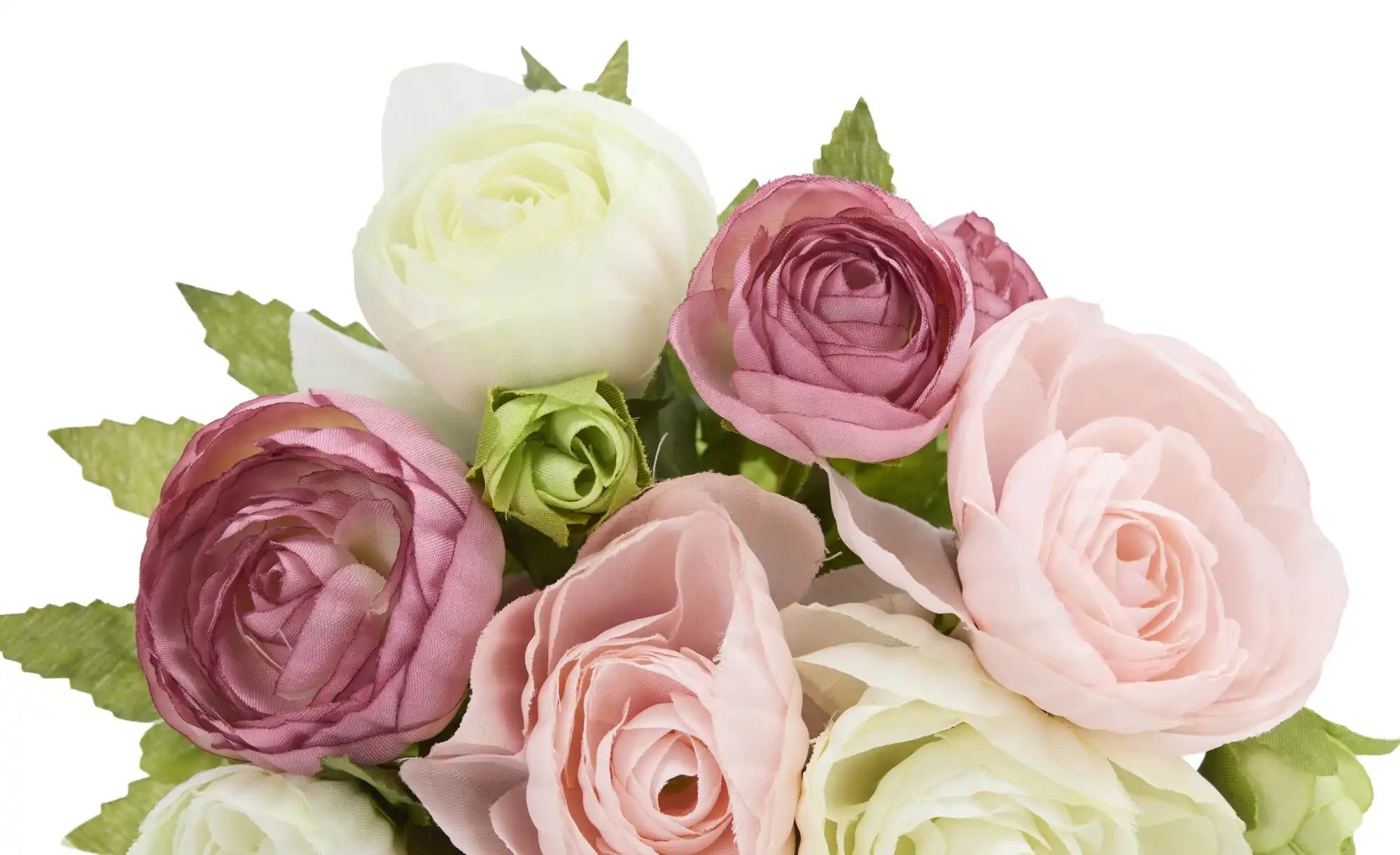 Thumbnail - Strauß Ranunkeln   ¦ rosa/pink ¦ Kunststoff,Polyester ¦ Maße (cm): H: 22  Ø: 19 Accessoires > Kunstblumen - Höffner