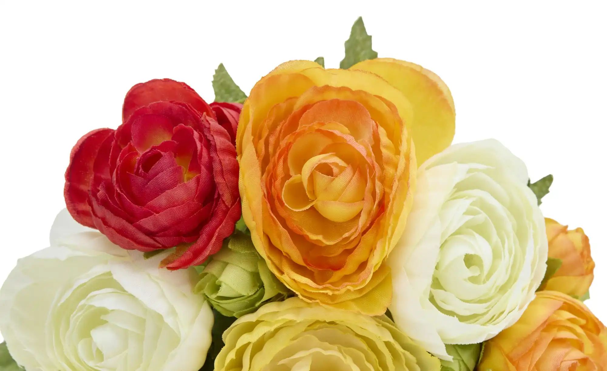 Strauß Ranunkeln   ¦ orange ¦ Kunststoff,Polyester ¦ Maße (cm): H: 22  Ø: 1 günstig online kaufen