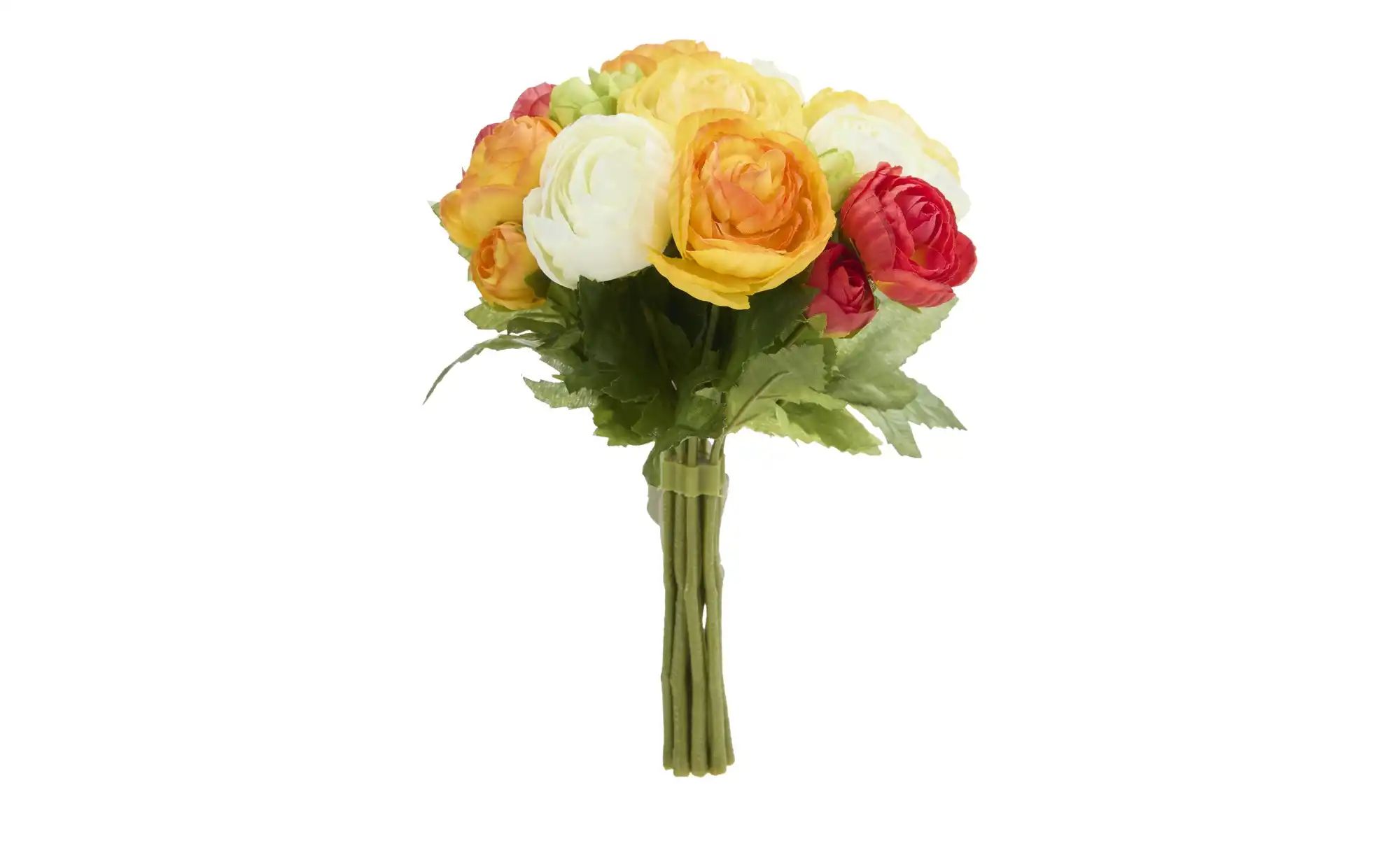 Strauß Ranunkeln   ¦ orange ¦ Kunststoff,Polyester ¦ Maße (cm): H: 22  Ø: 1 günstig online kaufen