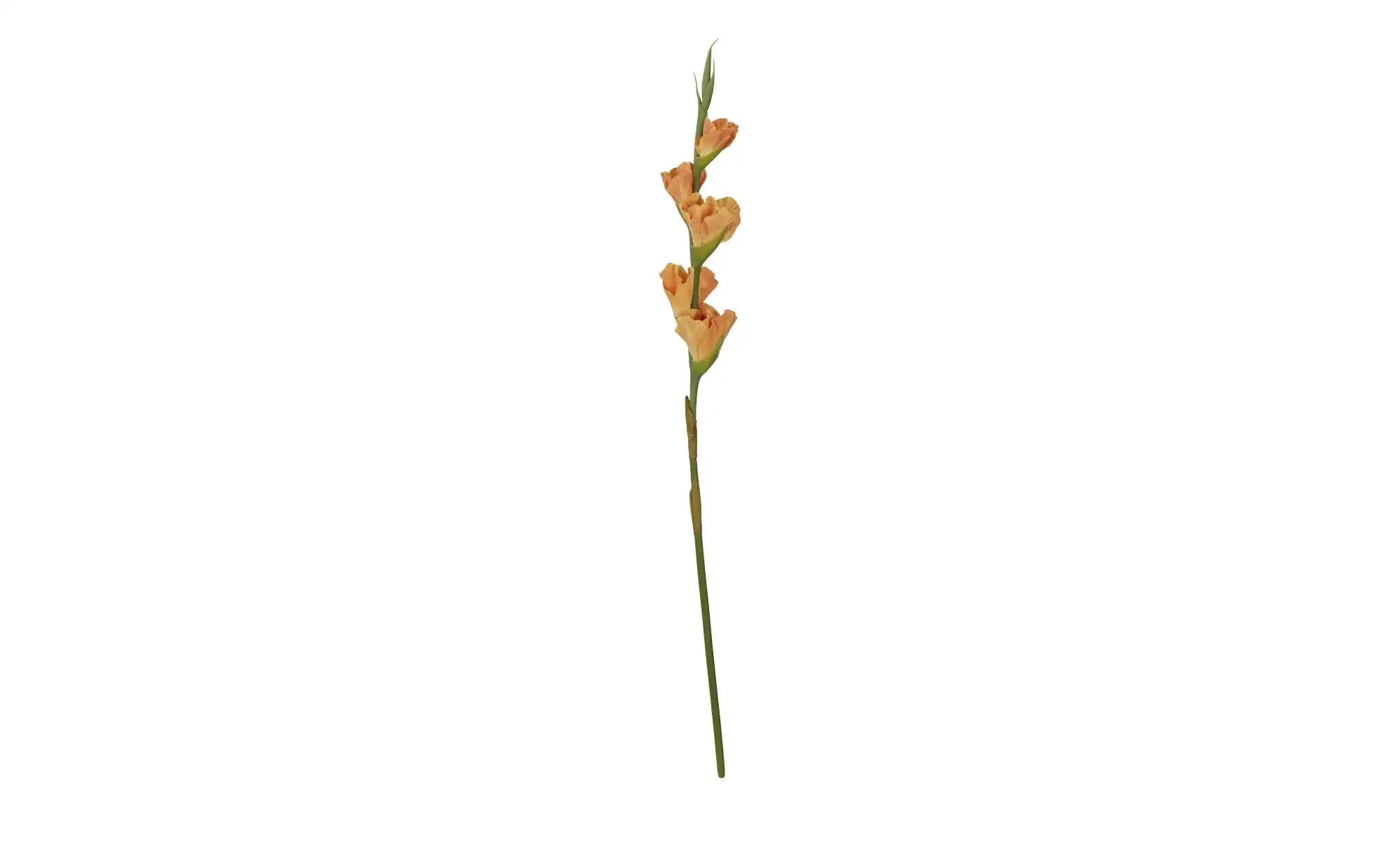 Kunstblume  Gladiole   ¦ orange ¦ Kunststoff,Eisendraht ¦ Maße (cm): H: 84 günstig online kaufen