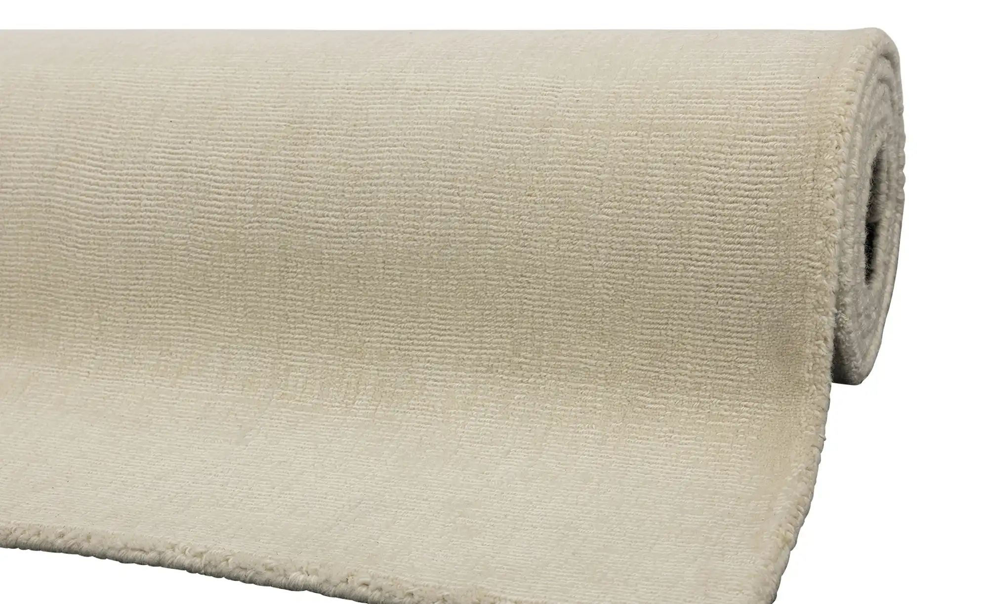 Thumbnail - Handweb-Teppich  Vinaya ¦ creme ¦ Wolle ¦ Maße (cm): B: 160 Teppiche > Einfarbige Teppiche - Höffner