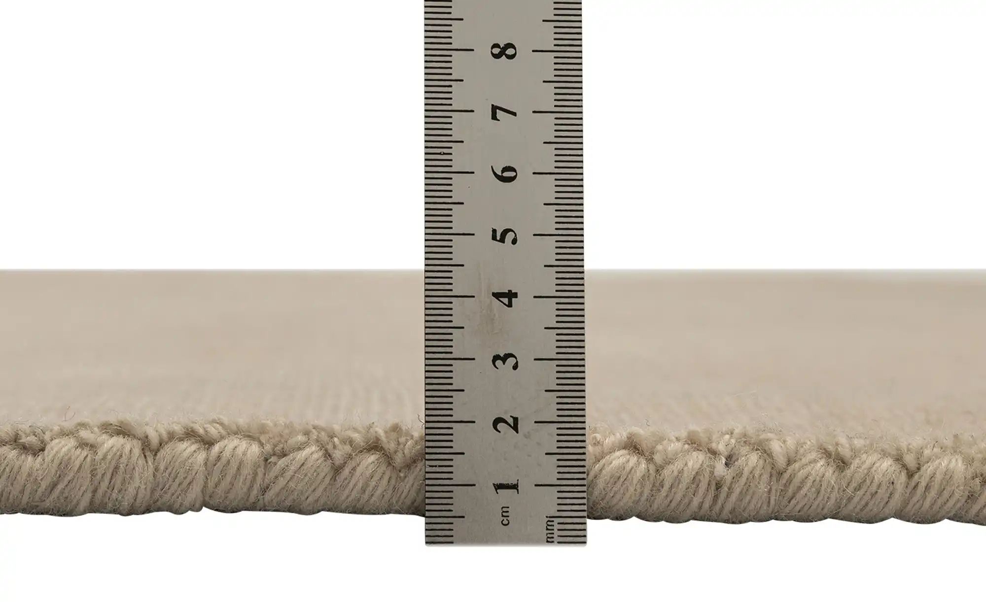 Thumbnail - Handweb-Teppich  Vinaya ¦ beige ¦ Wolle ¦ Maße (cm): B: 140 Teppiche > Einfarbige Teppiche - Höffner