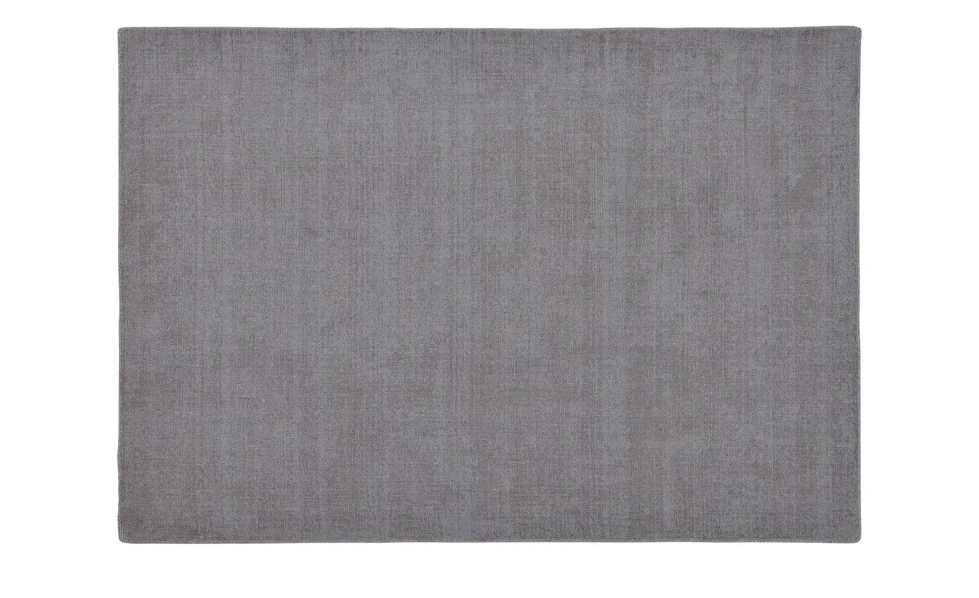 Handweb-Teppich  Vinaya ¦ grau ¦ Wolle ¦ Maße (cm): B: 140 Teppiche > Einfa günstig online kaufen