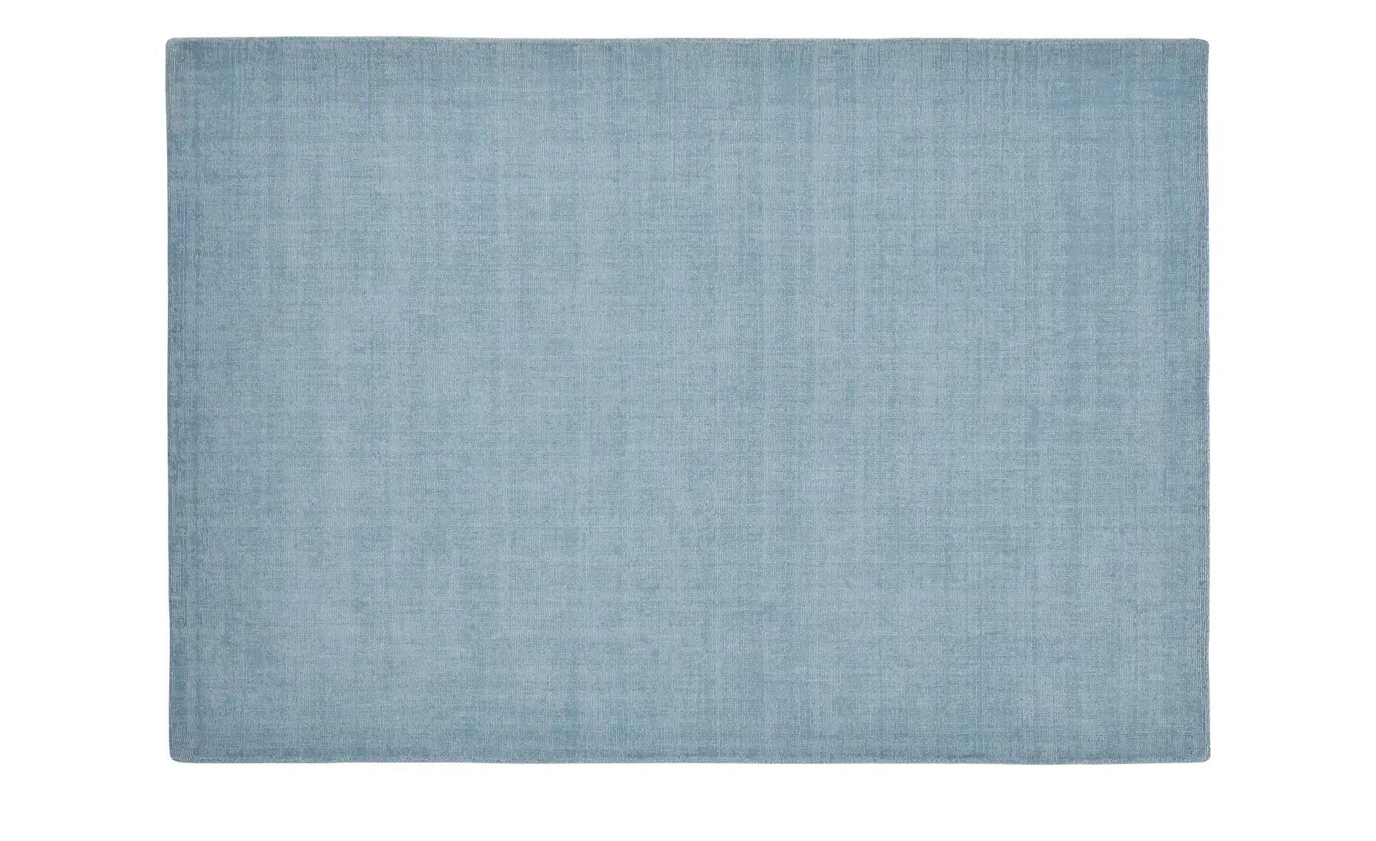 Handweb-Teppich  Vinaya ¦ blau ¦ Wolle ¦ Maße (cm): B: 140 Teppiche > Einfa günstig online kaufen