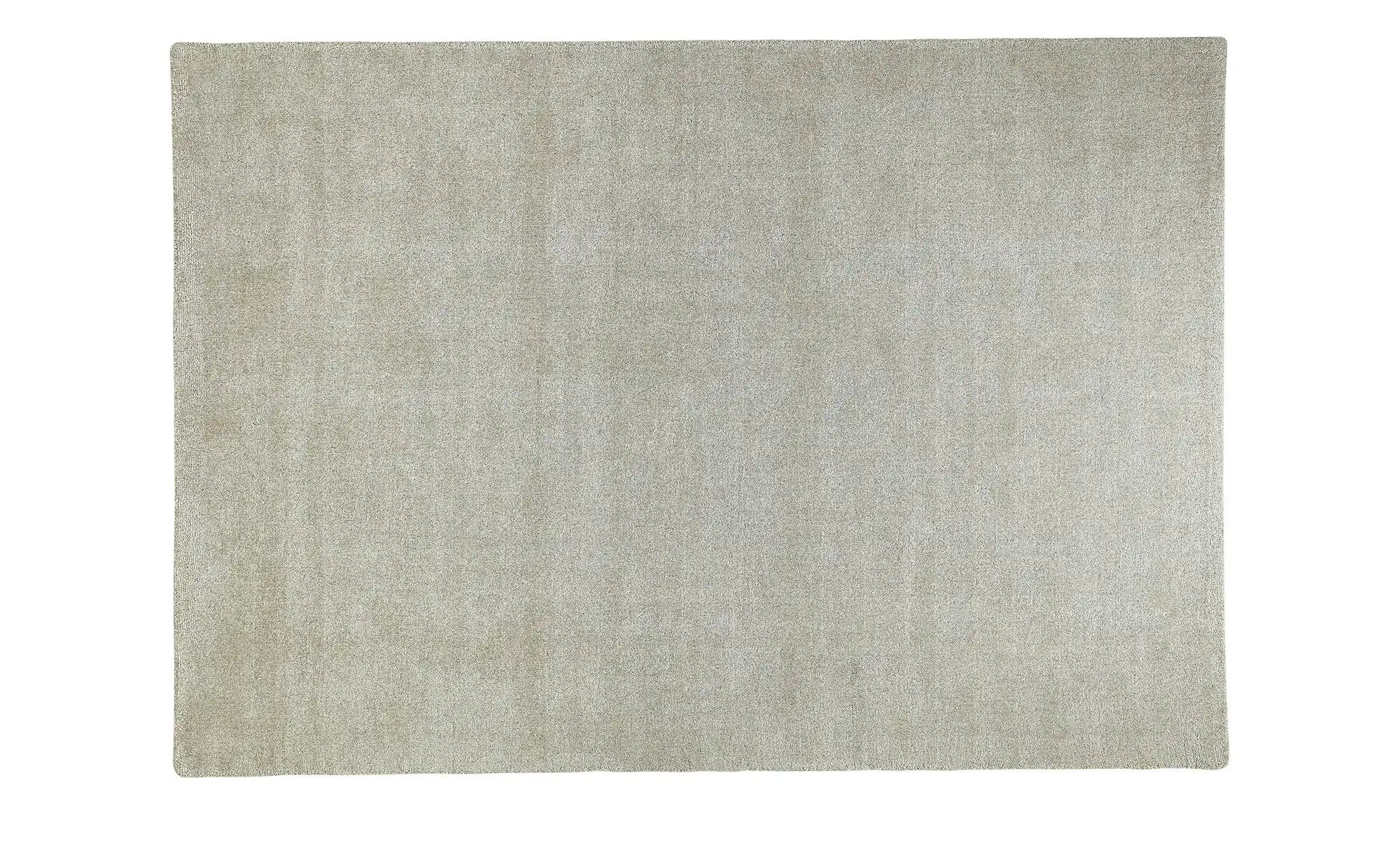 Handweb-Teppich  Vinaya Natural ¦ grau ¦ Wolle ¦ Maße (cm): B: 140 Teppiche günstig online kaufen