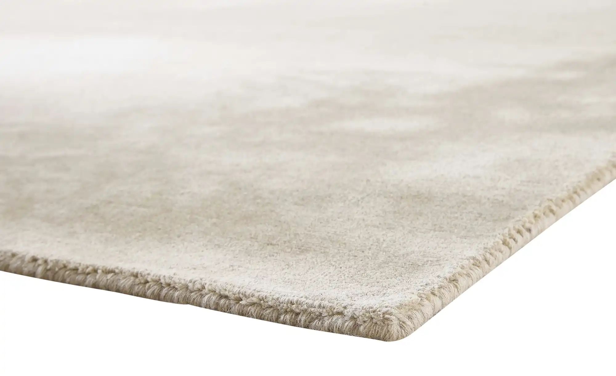 Handweb-Teppich  Vinaya Natural ¦ beige ¦ Wolle ¦ Maße (cm): B: 140 Teppich günstig online kaufen