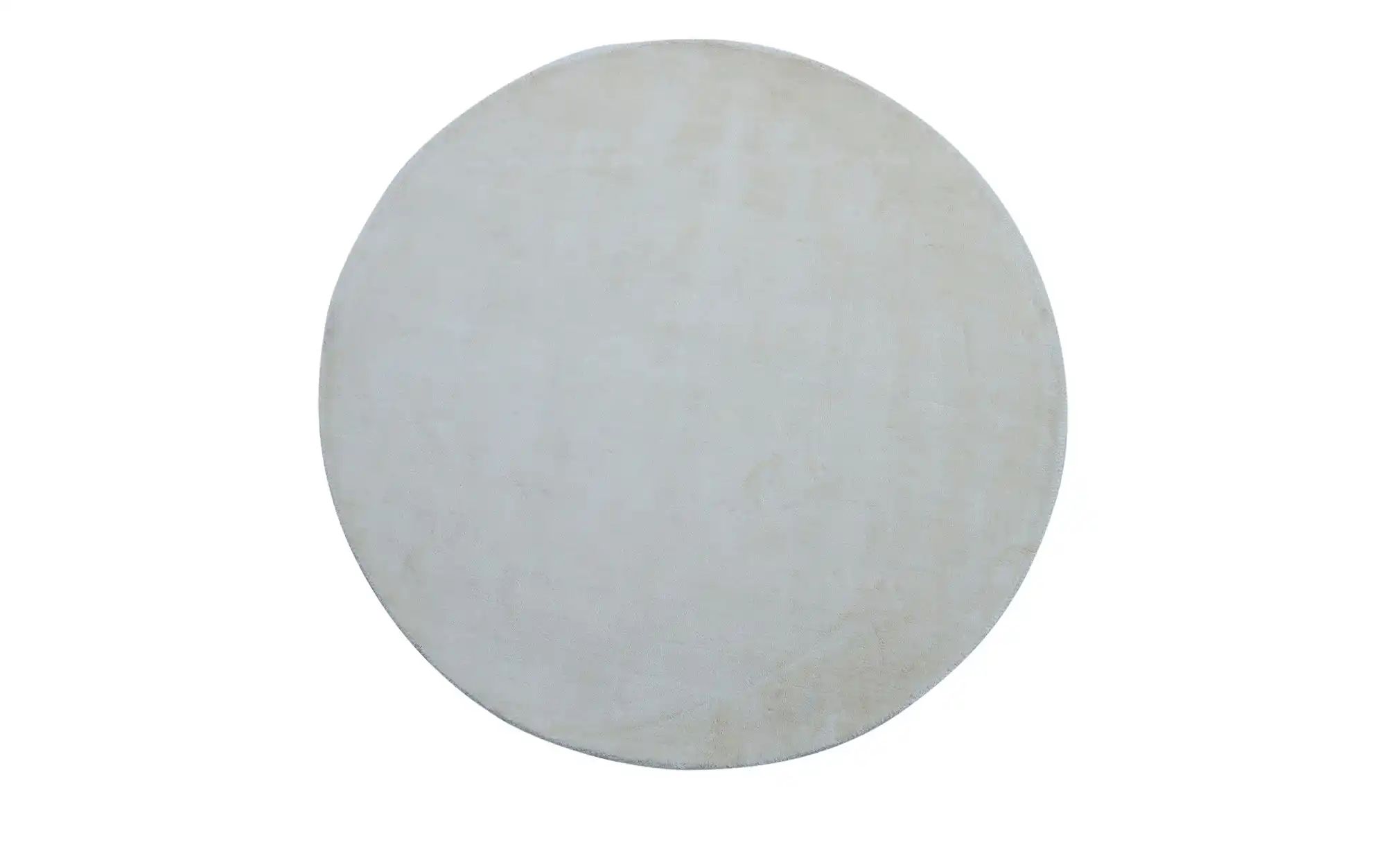 como Handloom-Teppich  Flavia ¦ weiß ¦ Viskose Ø: 160 Teppiche > Einfarbige günstig online kaufen