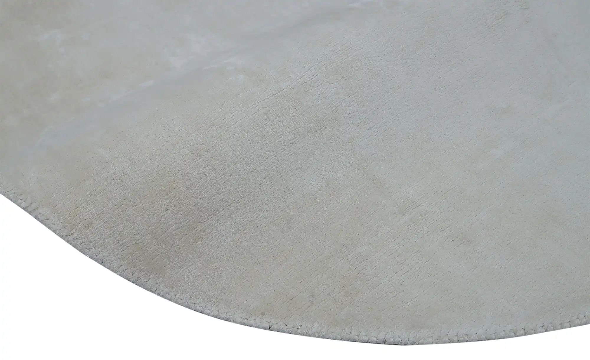 Thumbnail - como Handloom-Teppich  Flavia ¦ weiß ¦ Viskose Ø: 160 Teppiche > Einfarbige Teppiche - Höffner