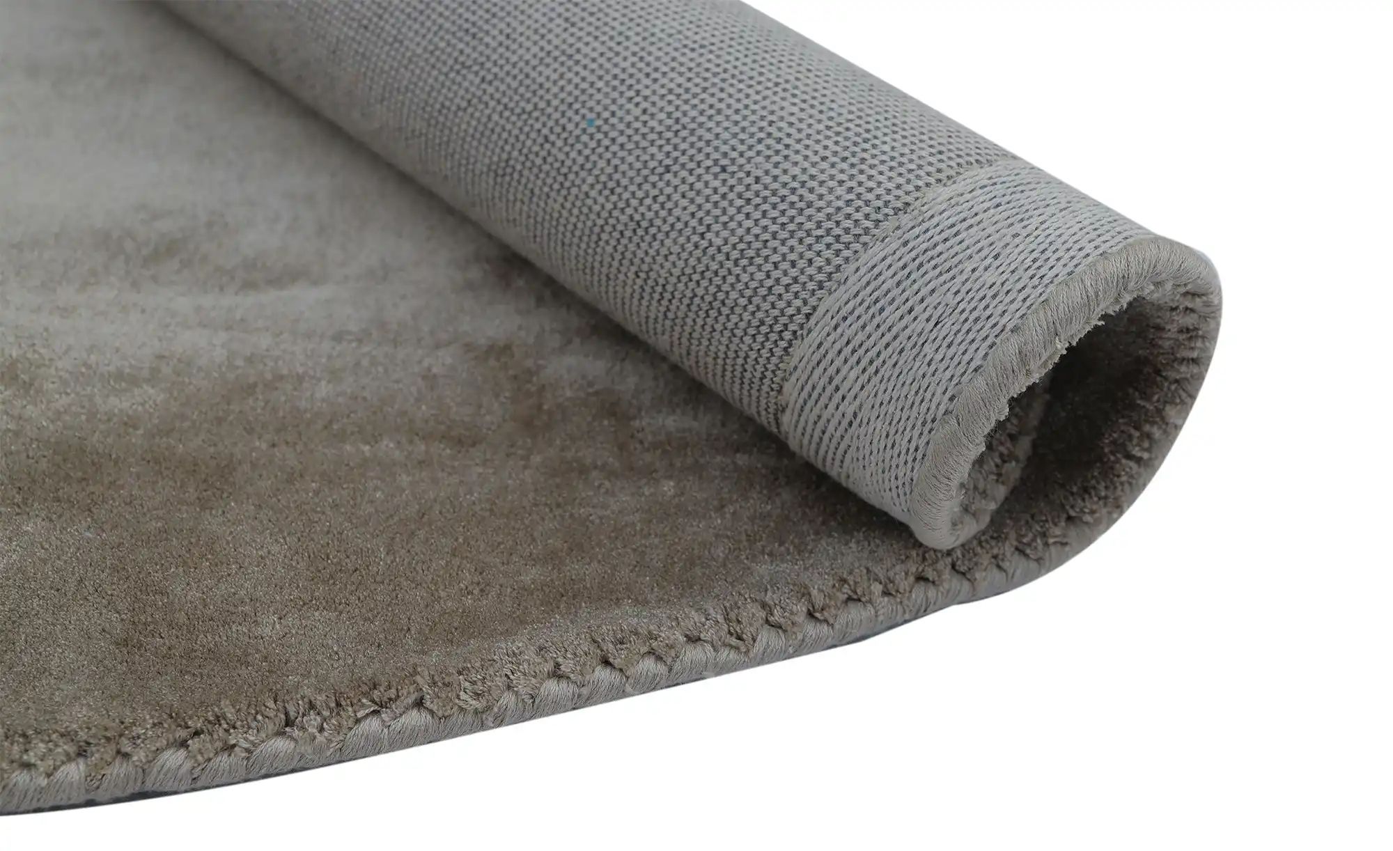 Thumbnail - como Handloom-Teppich Flavia ¦ braun ¦ Viskose Ø: 160 Teppiche > Einfarbige Teppiche - Höffner