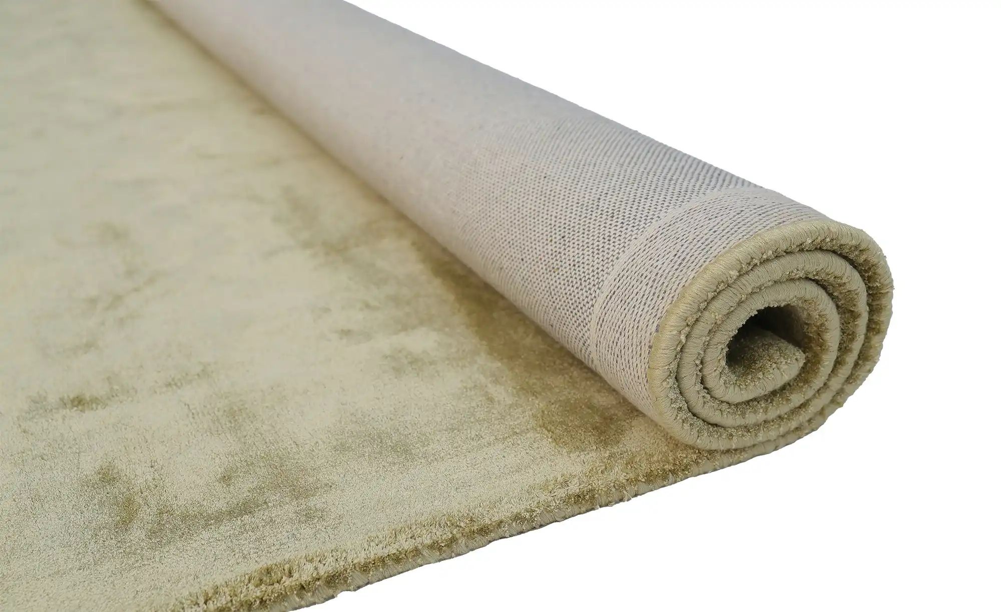 como Handloom-Teppich  Flavia ¦ grün ¦ Viskose ¦ Maße (cm): B: 140 Teppiche günstig online kaufen