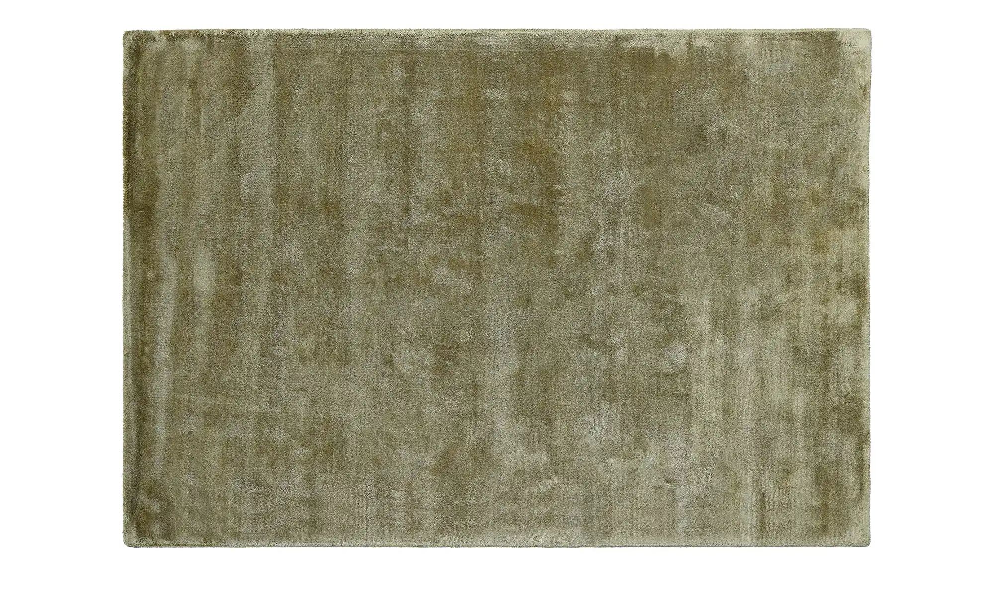 como Handloom-Teppich  Flavia ¦ grün ¦ Viskose ¦ Maße (cm): B: 140 Teppiche günstig online kaufen