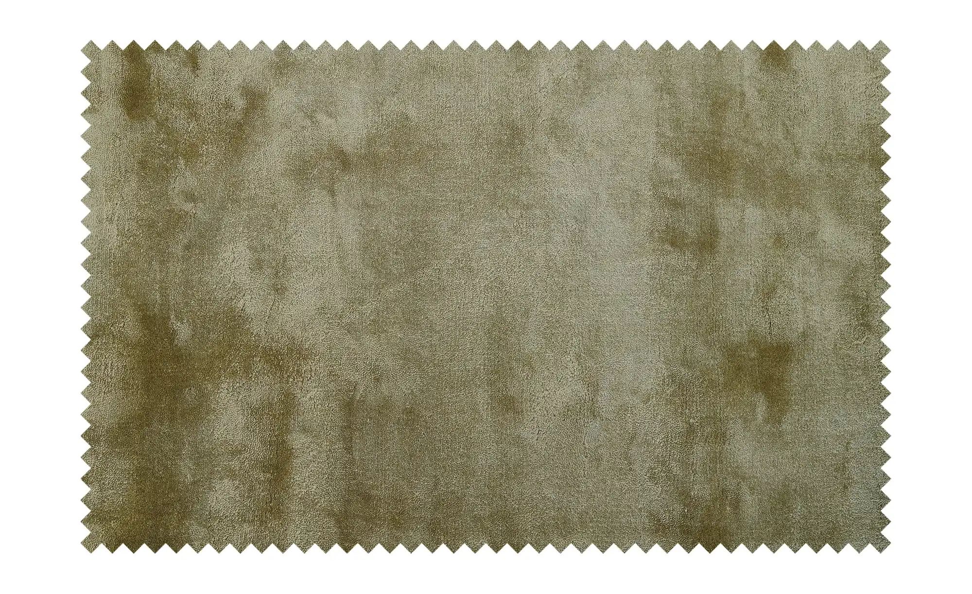 como Handloom-Teppich  Flavia ¦ grün ¦ Viskose Ø: 160 Teppiche > Einfarbige günstig online kaufen