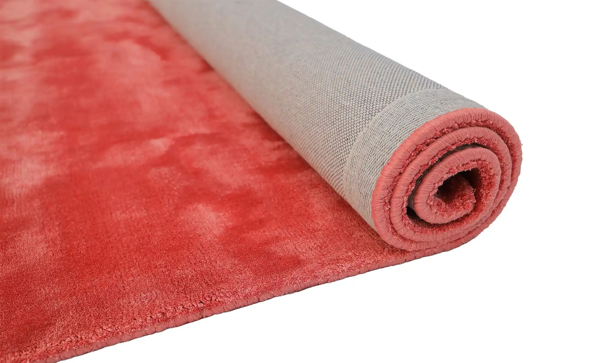 Thumbnail - como Handloom-Teppich Flavia ¦ rot ¦ Viskose ¦ Maße (cm): B: 140 Teppiche > Einfarbige Teppiche - Höffner