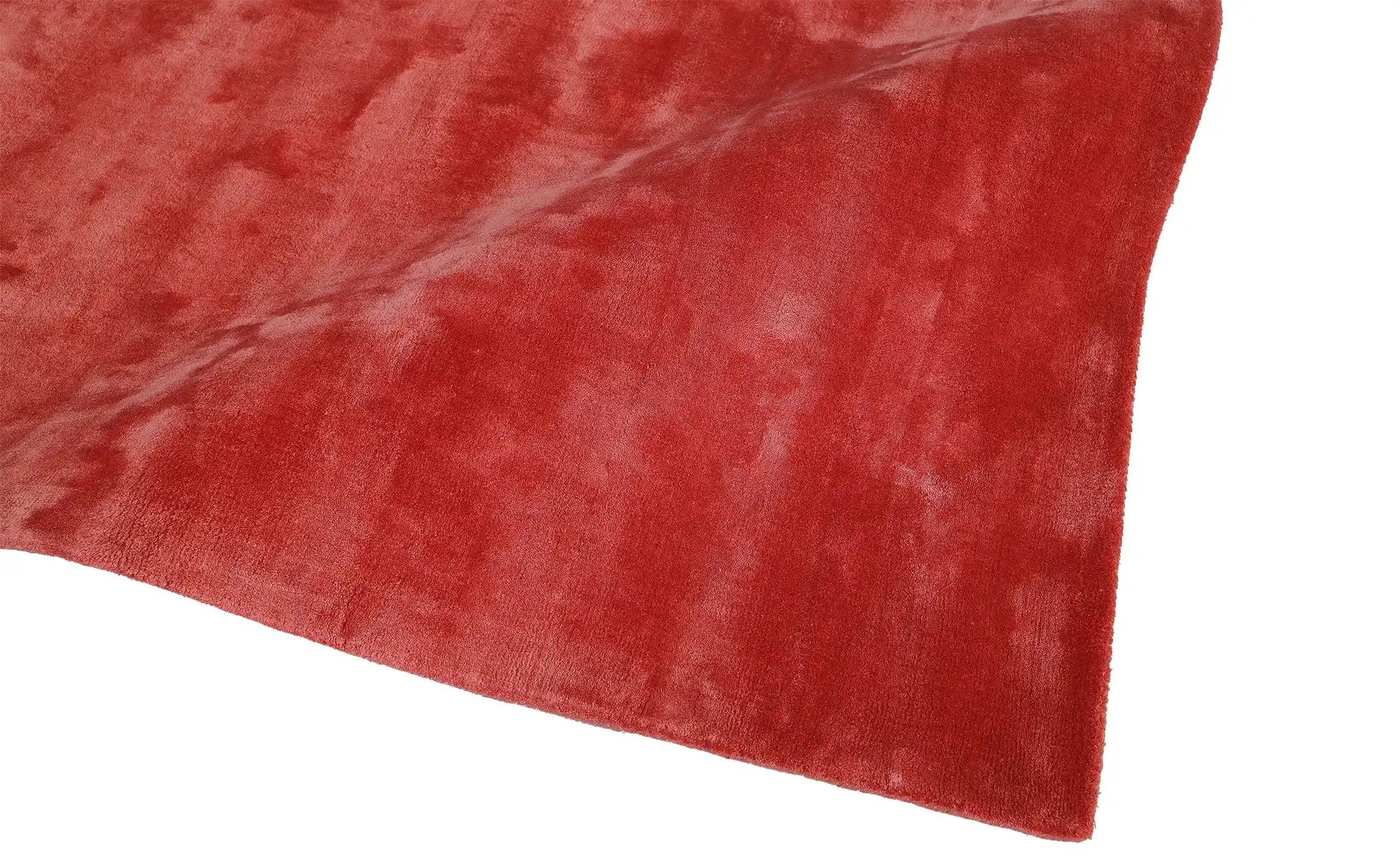 Thumbnail - como Handloom-Teppich  Flavia ¦ rot ¦ Viskose ¦ Maße (cm): B: 190 Teppiche > Einfarbige Teppiche - Höffner