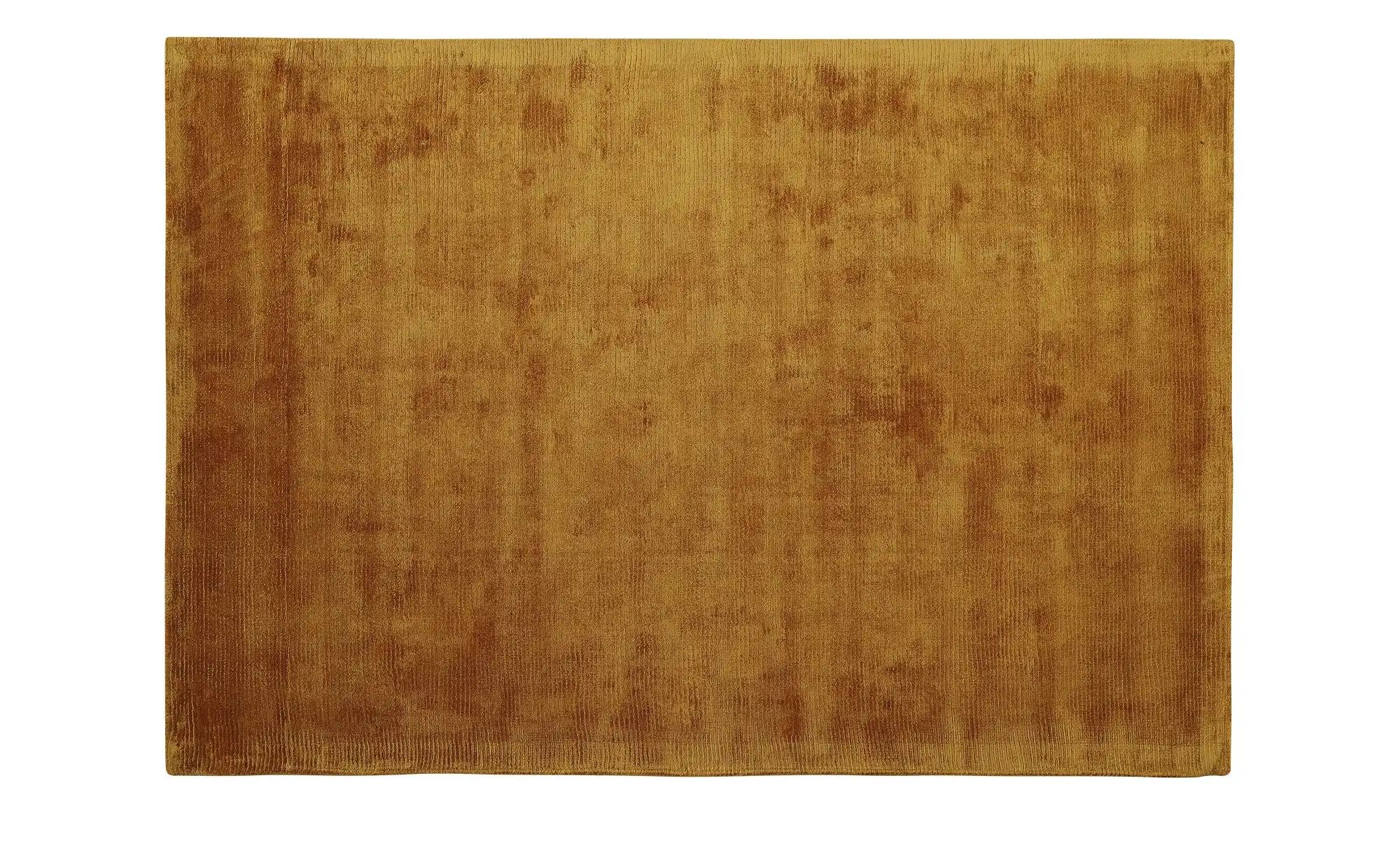 como Handloom-Teppich  Hiver ¦ gelb ¦ Viskose,Baumwolle ¦ Maße (cm): B: 140 günstig online kaufen