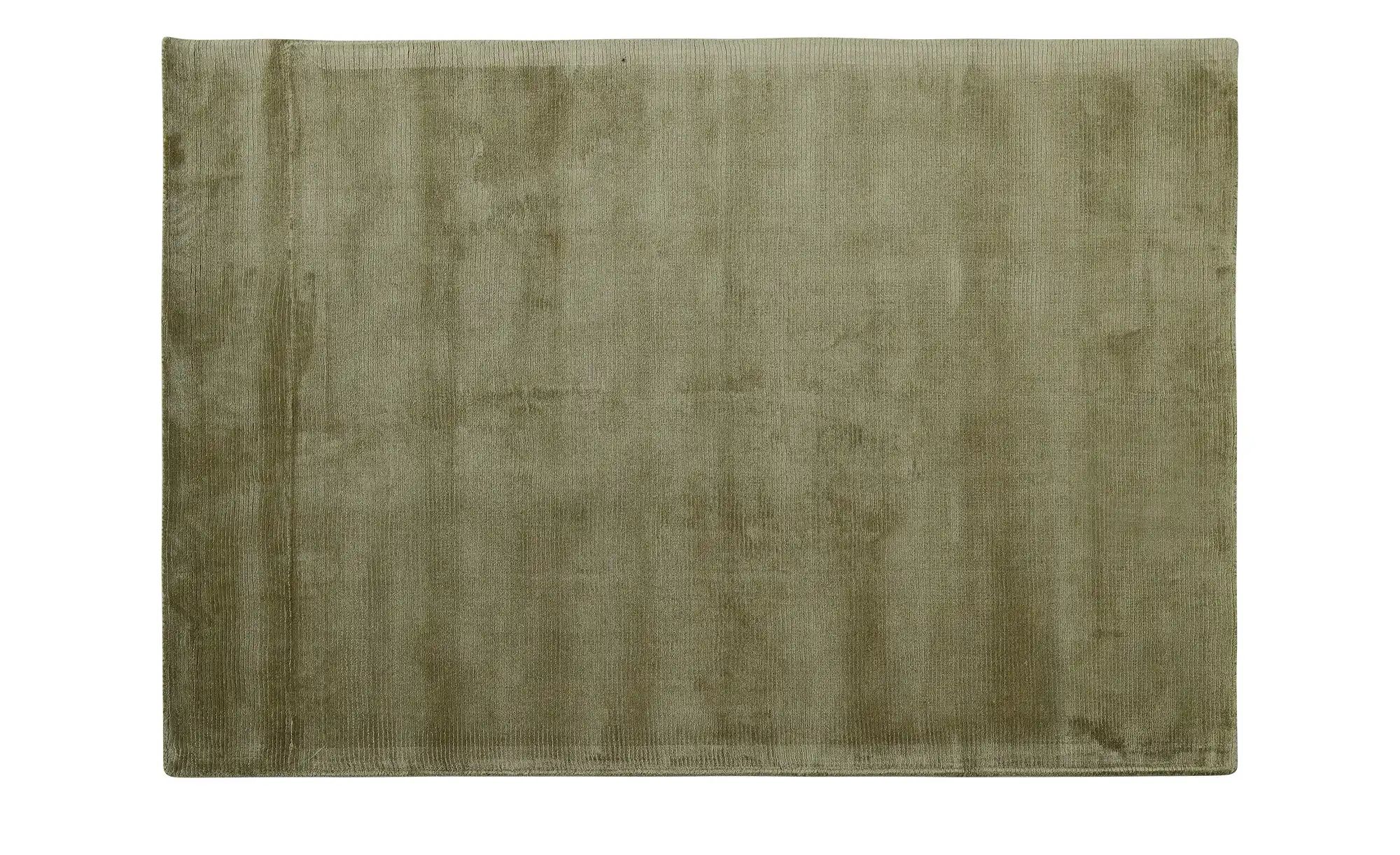 como Handloom-Teppich  Hiver ¦ grün ¦ Viskose,Baumwolle ¦ Maße (cm): B: 80 günstig online kaufen